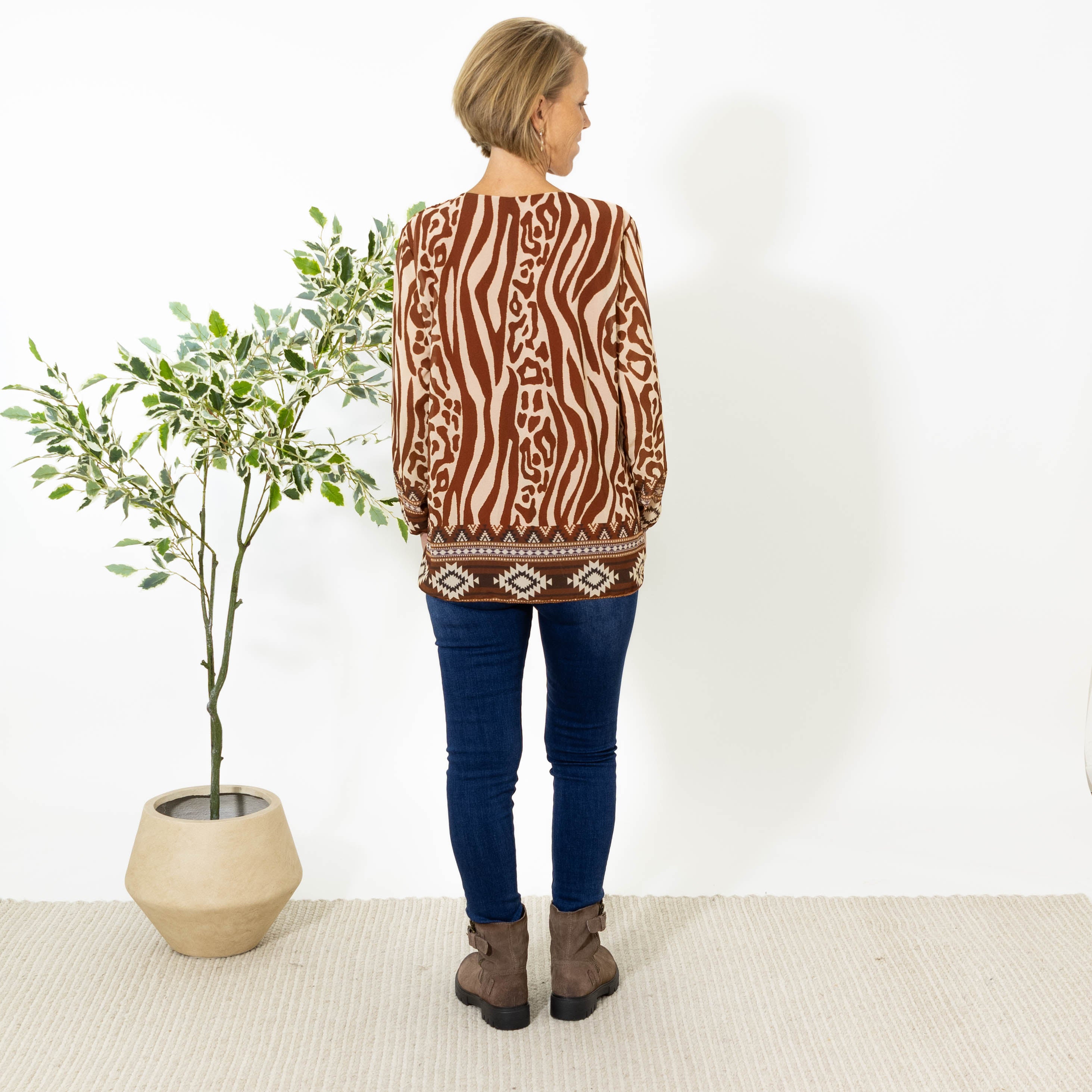 Gina 2 delt overdel, Rust