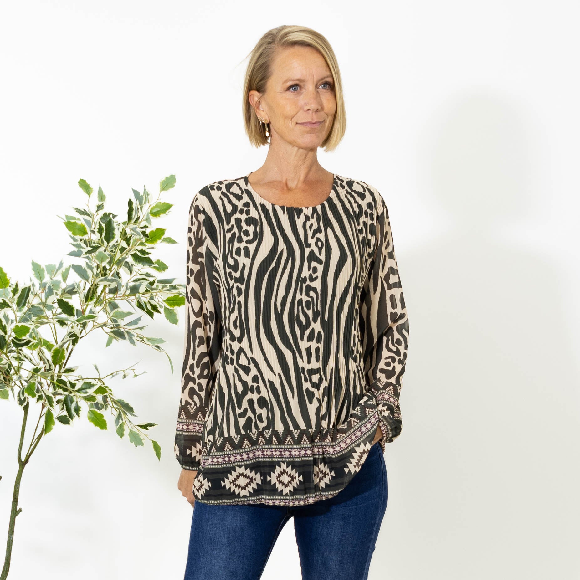 Gina 2 delt overdel, Khaki