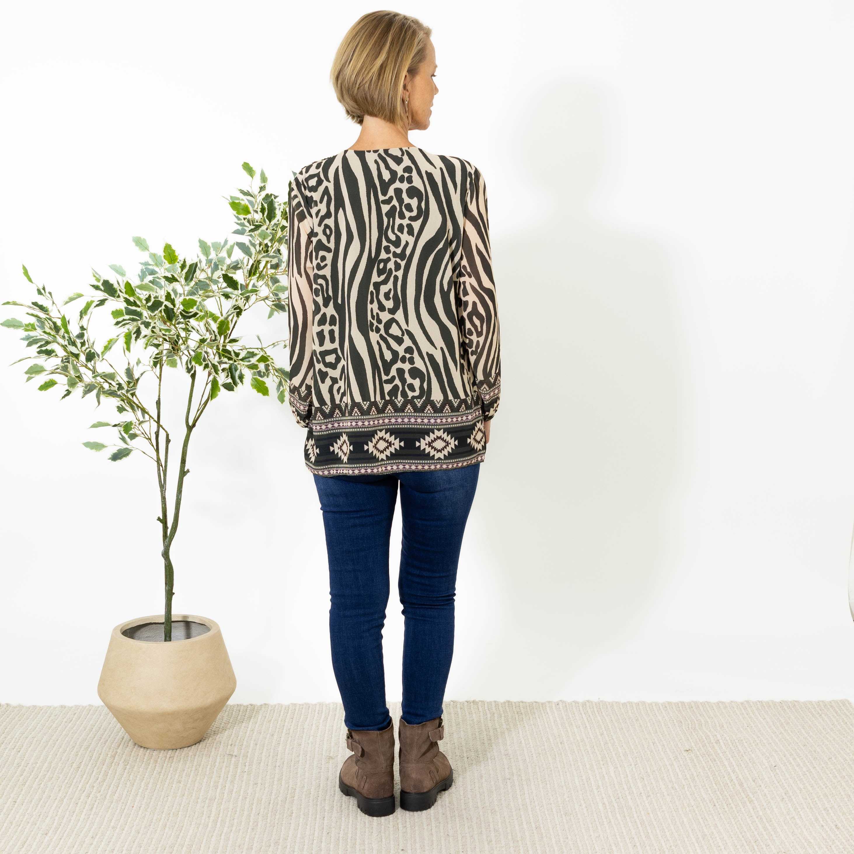 Gina 2 delt overdel, Khaki