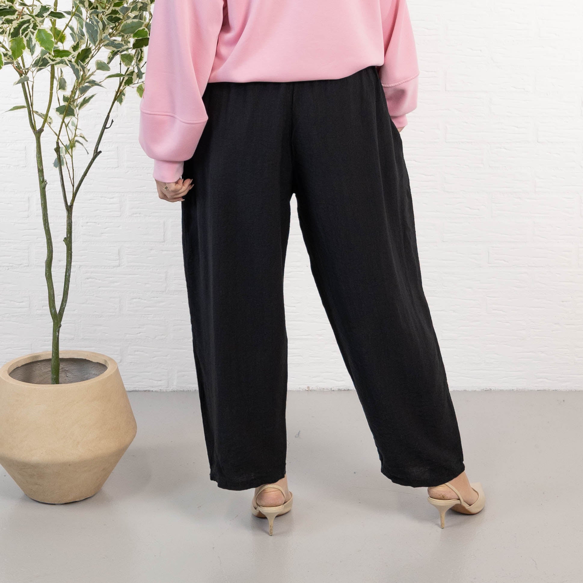 Marissa 7/8 dels bukser, Sort
