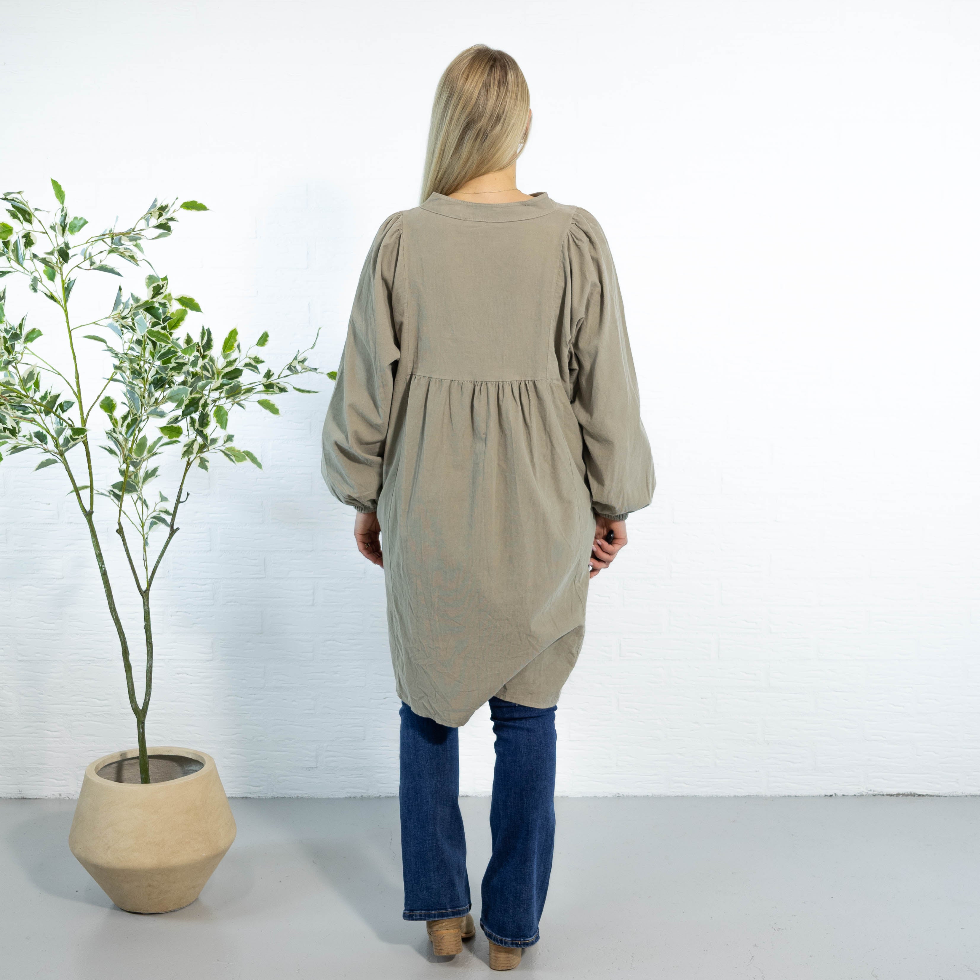 Randi tunika kjole, Taupe