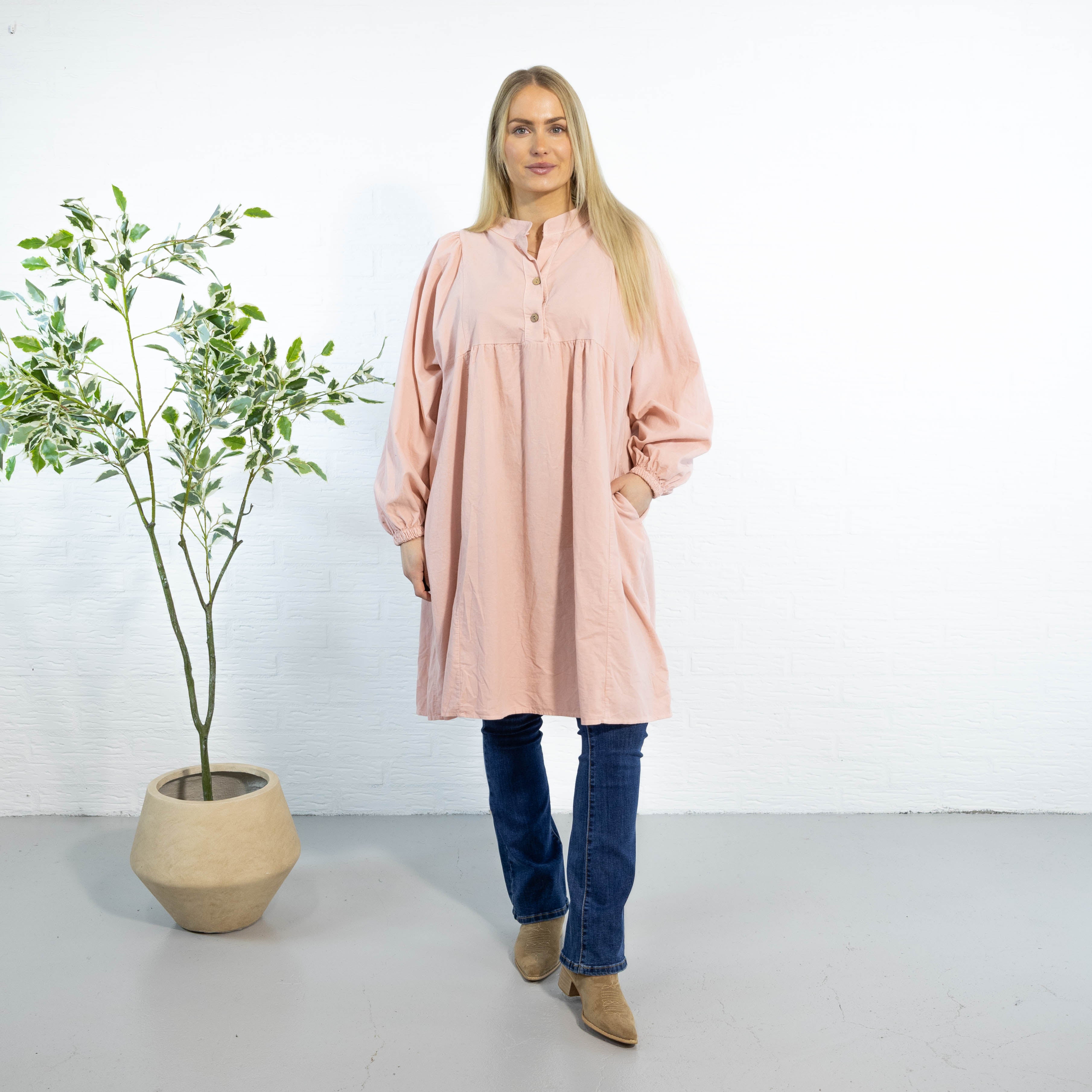 Randi tunika kjole, Rosa