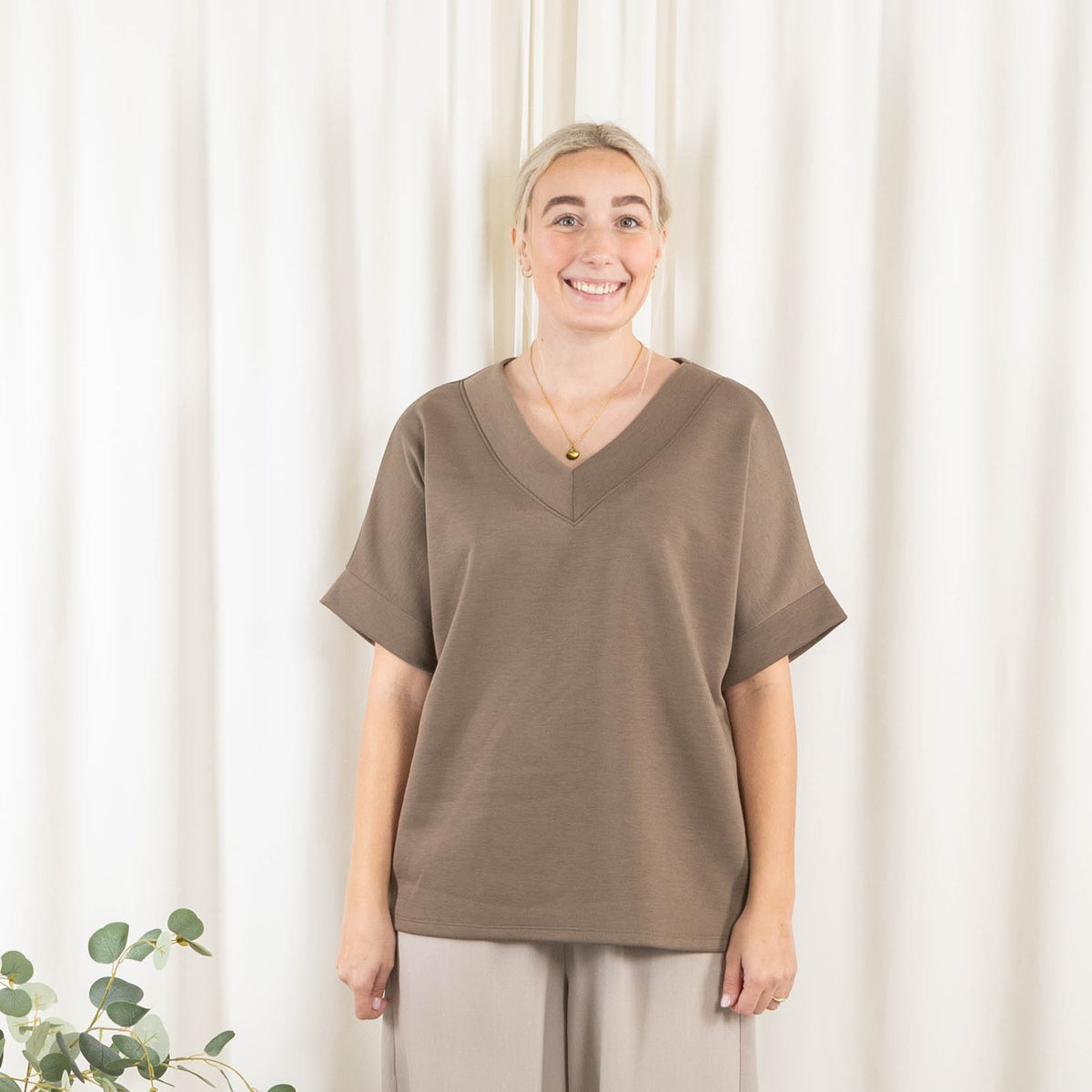 Nunat sweatshirt, Taupe