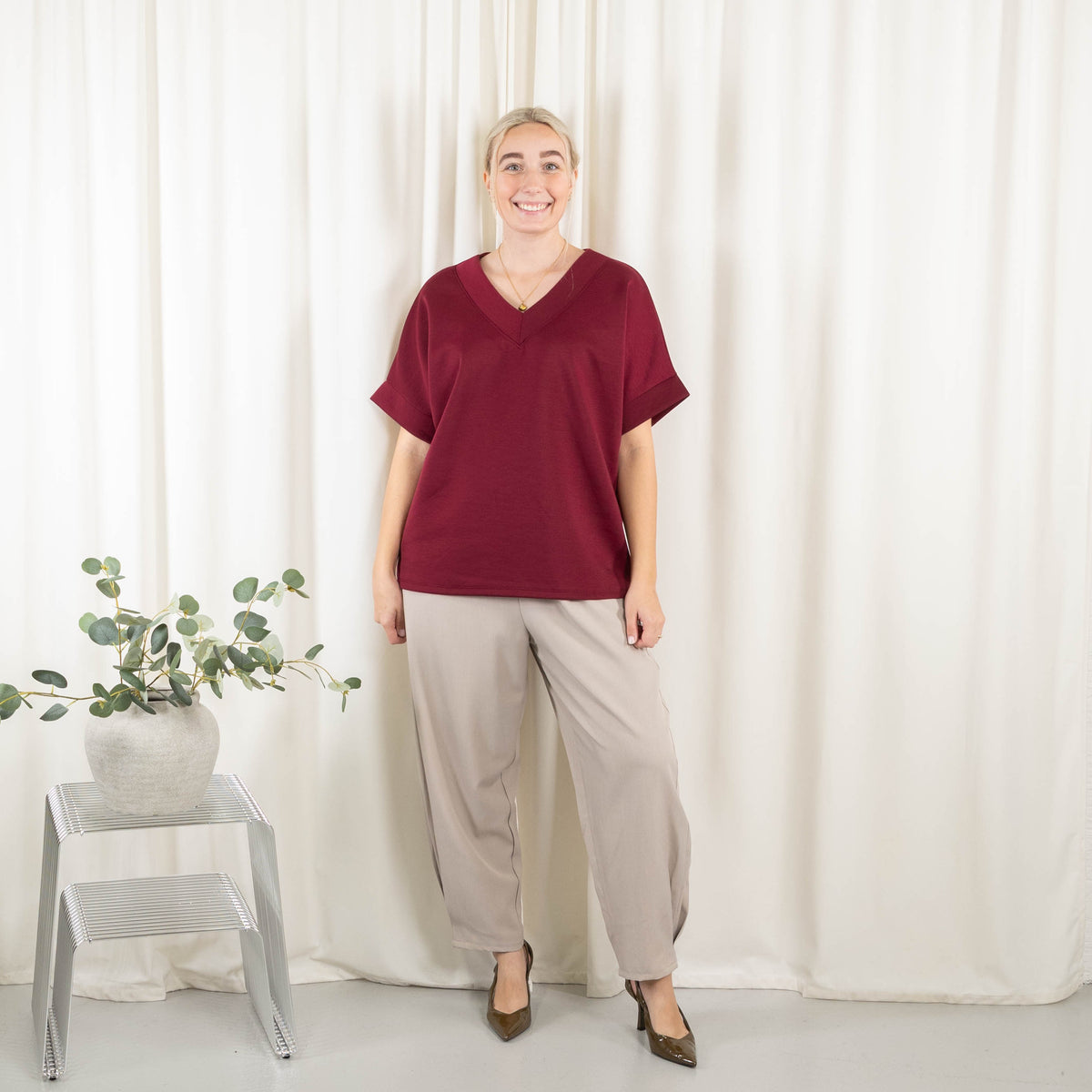 Nunat sweatshirt, Bordeaux