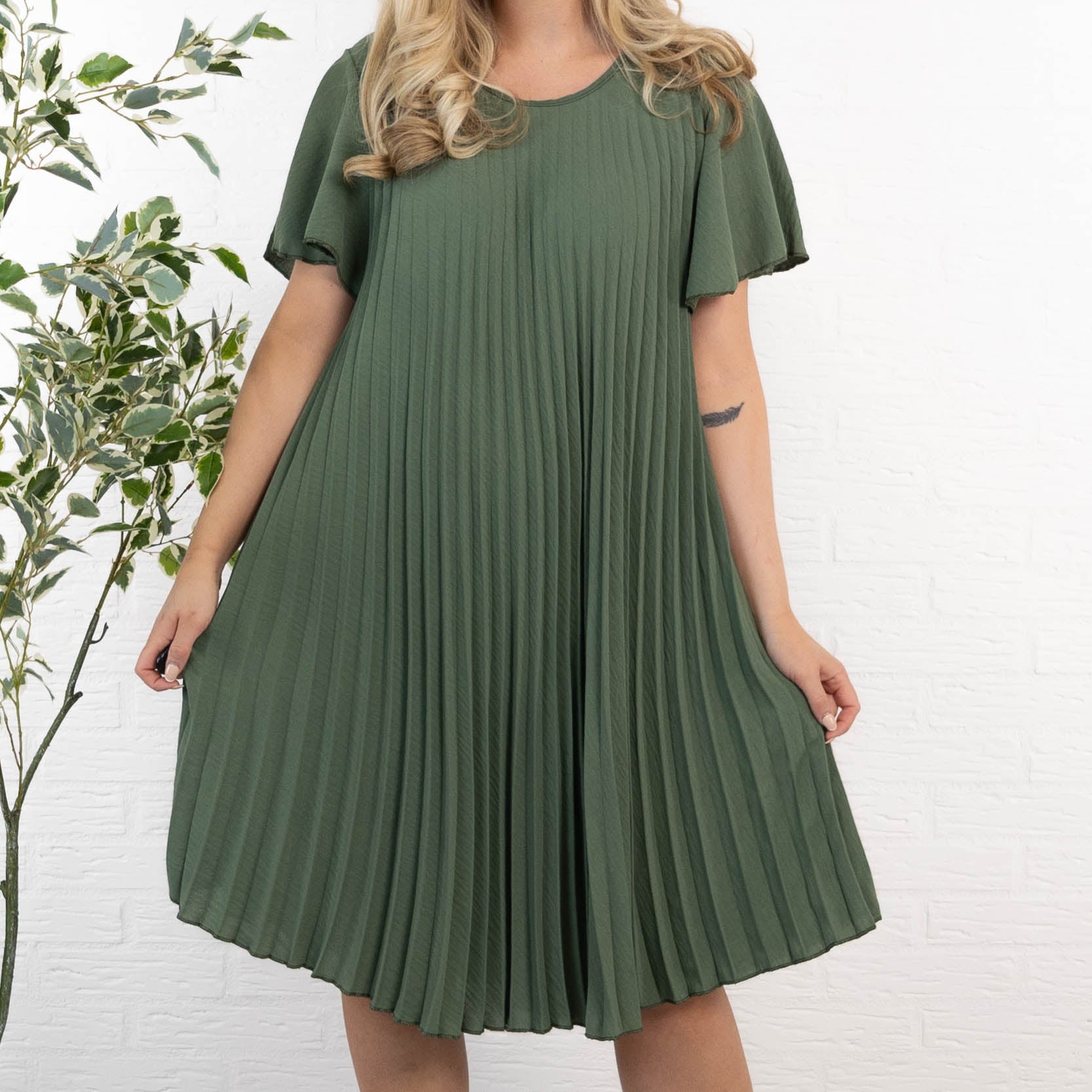 Pernille kjole, Khaki