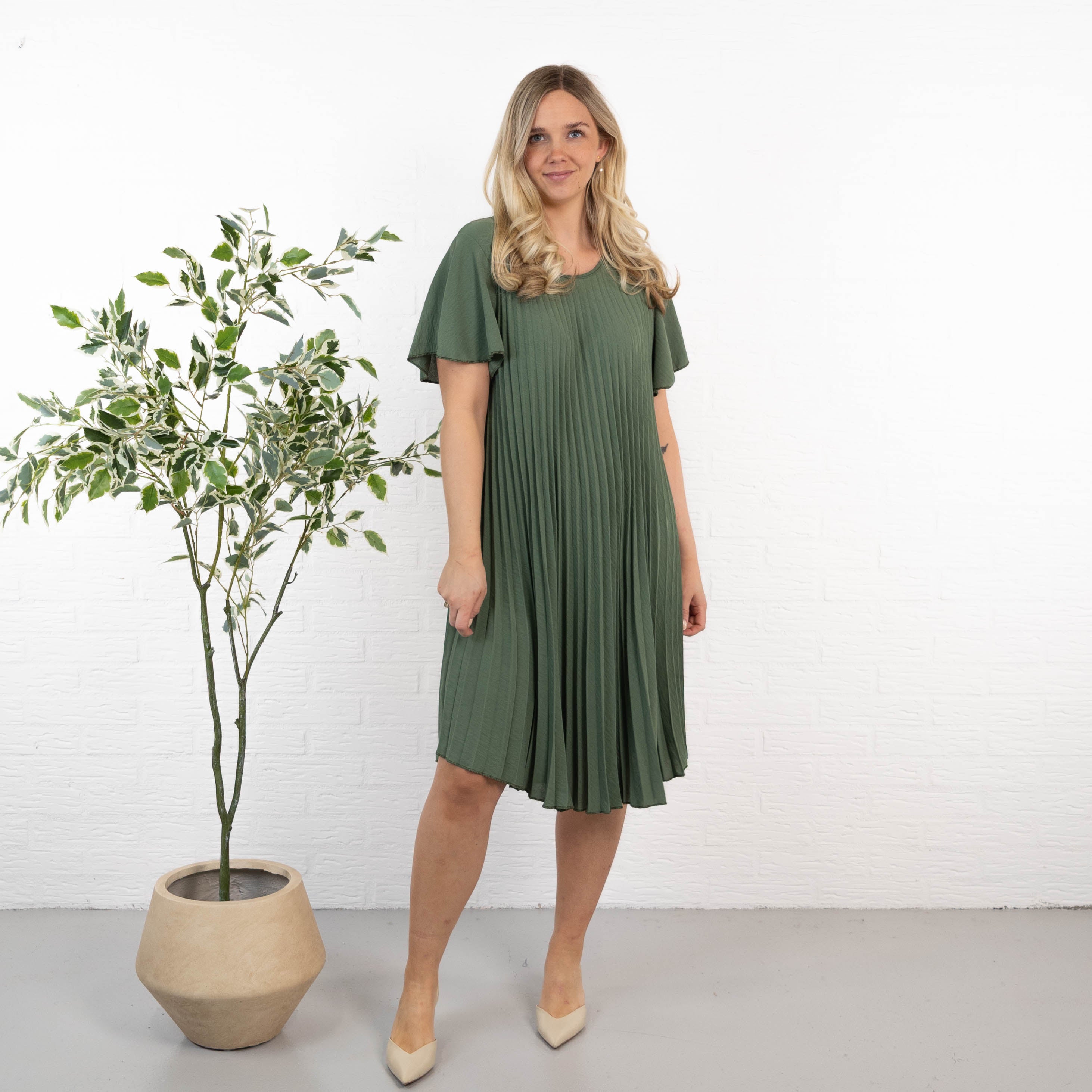 Pernille kjole, Khaki