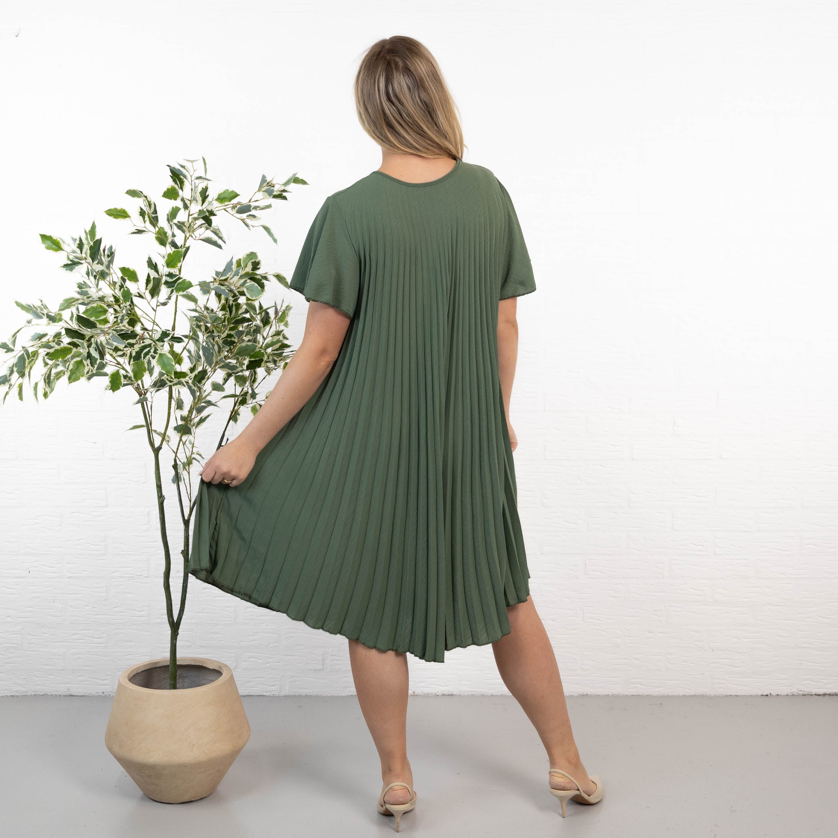 Pernille kjole, Khaki