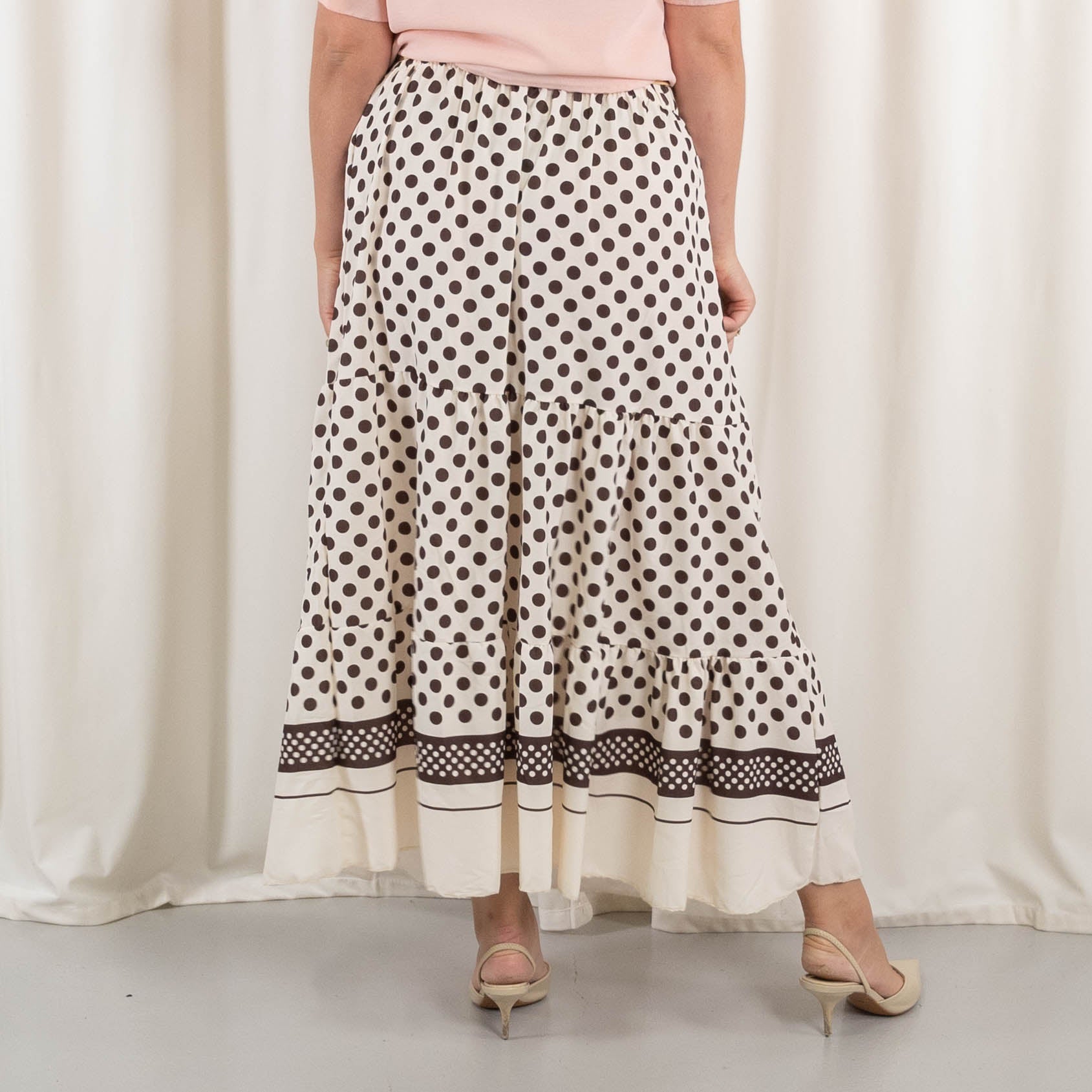 Rebel nederdel, Beige