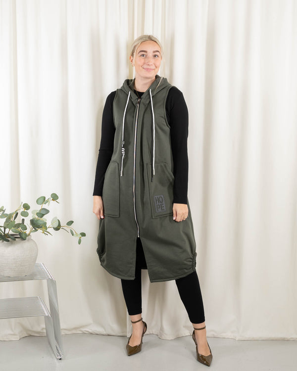 Channy sweat/vest, Khaki