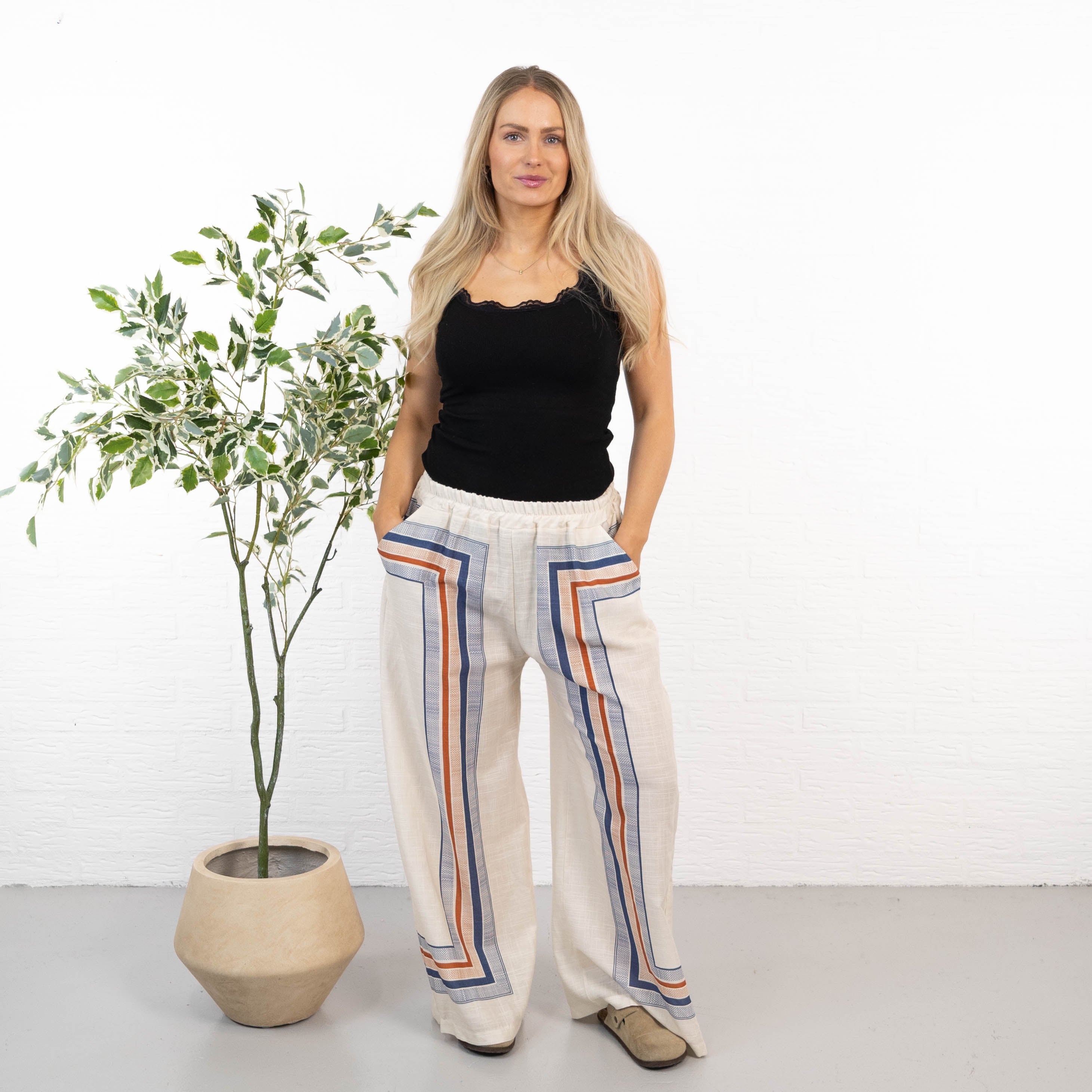 Sabrina bukser, Beige