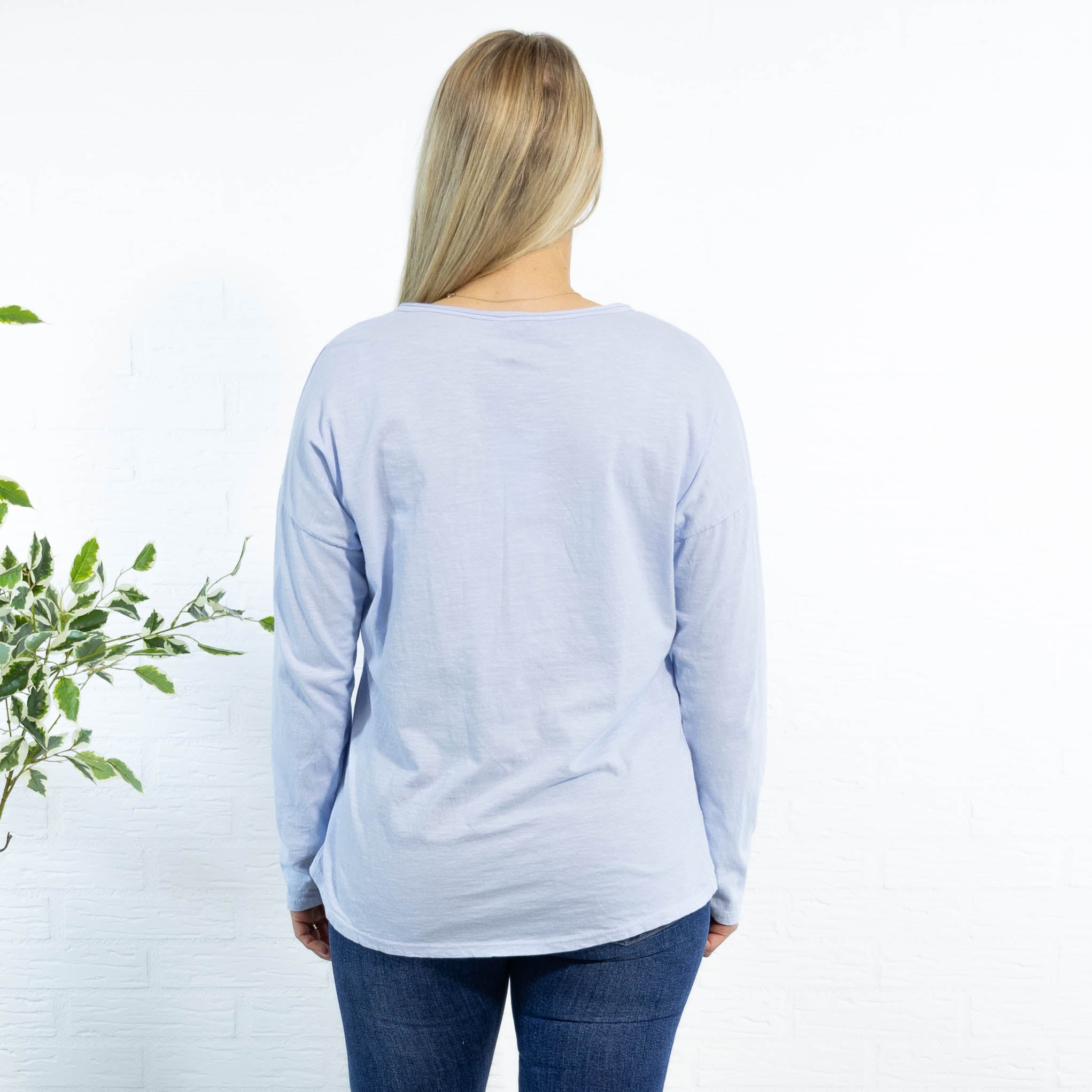 Heta t-shirt, Lyseblå