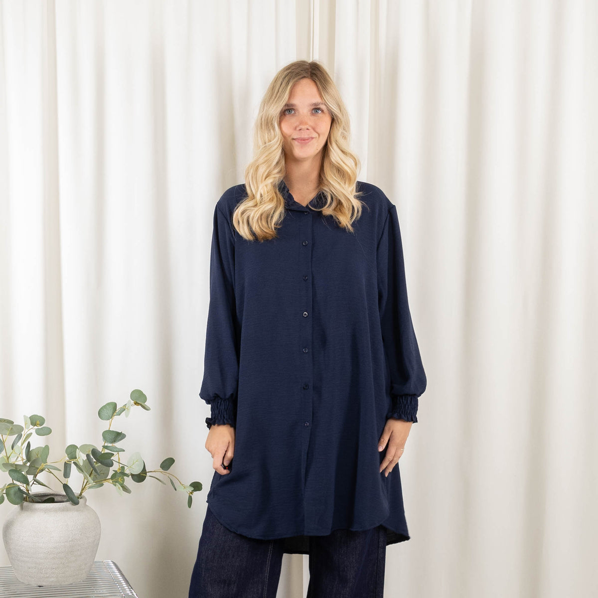 Mona skjorte, Navy