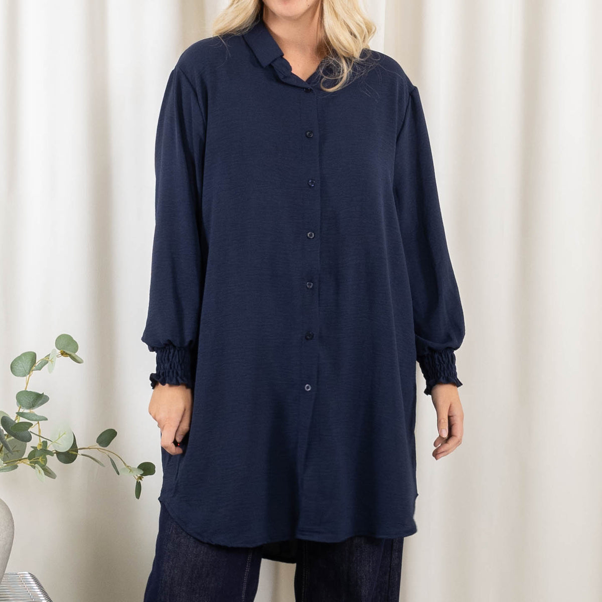 Mona skjorte, Navy