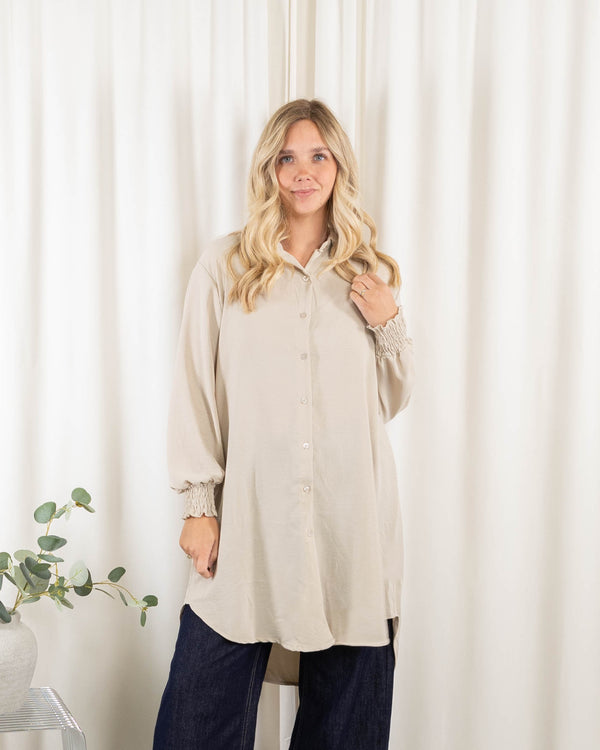 Mona skjorte, beige