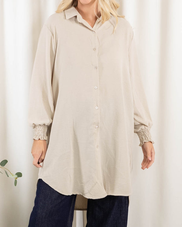 Mona skjorte, beige
