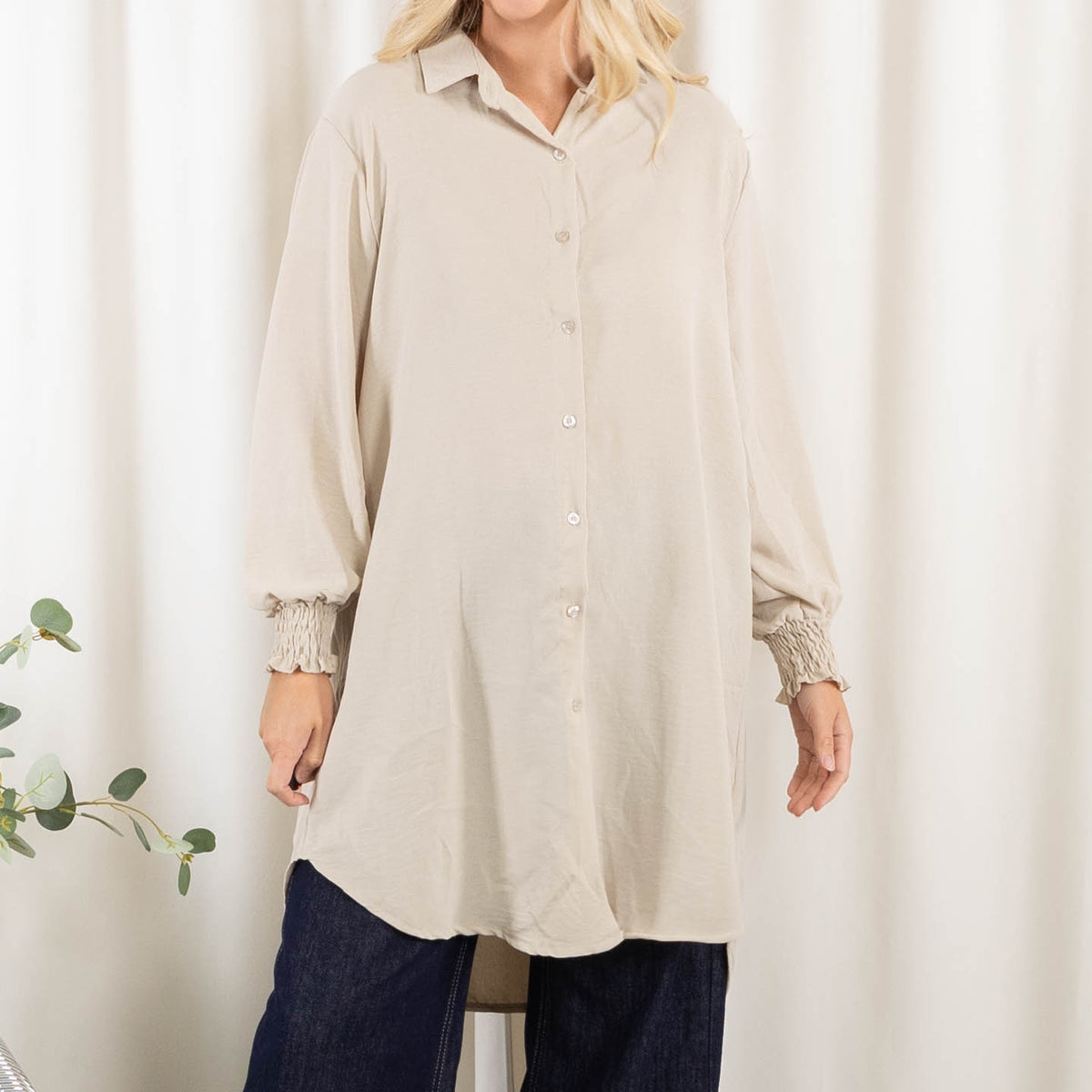 Mona skjorte, beige