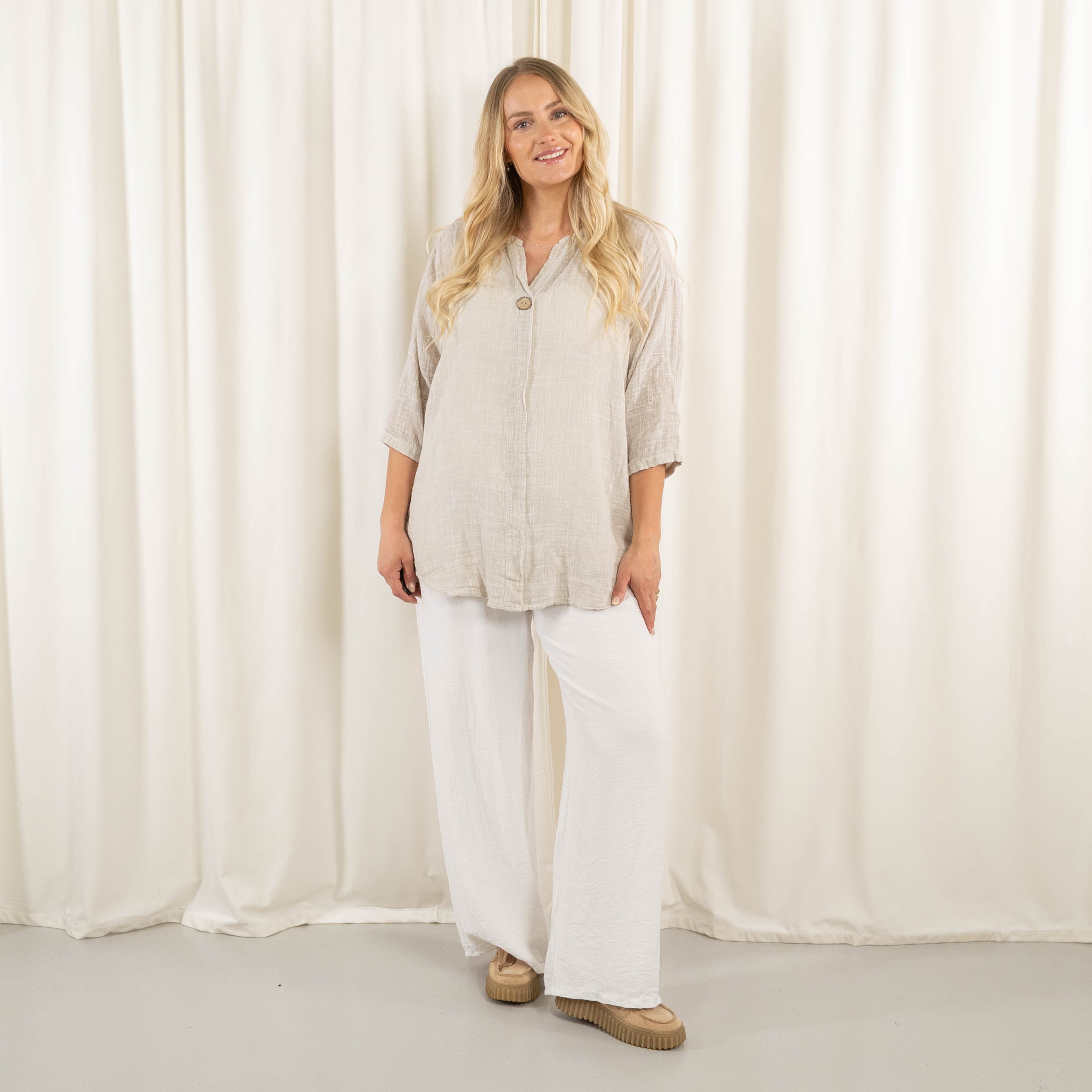 Unity overdel, Beige