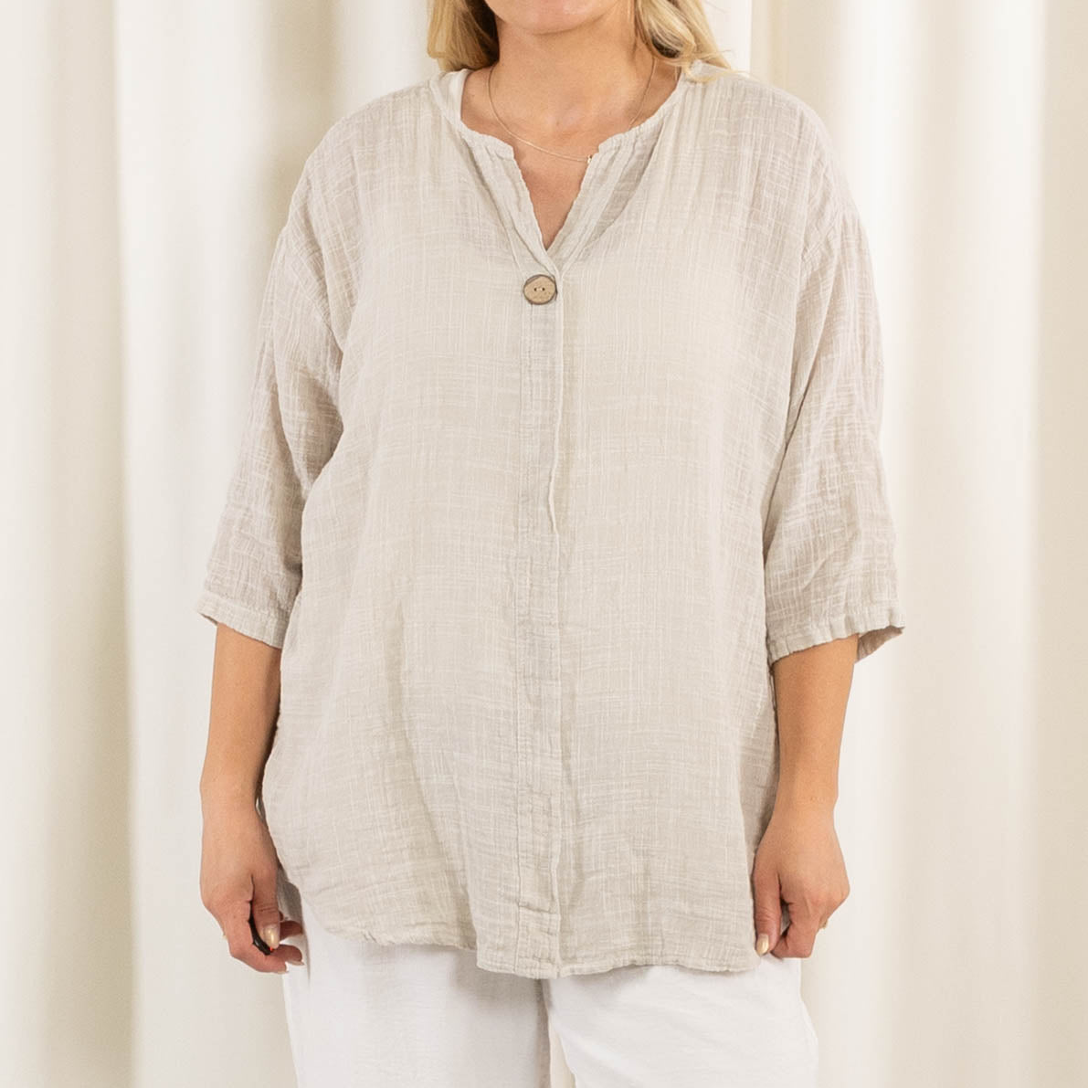 Unity overdel, Beige