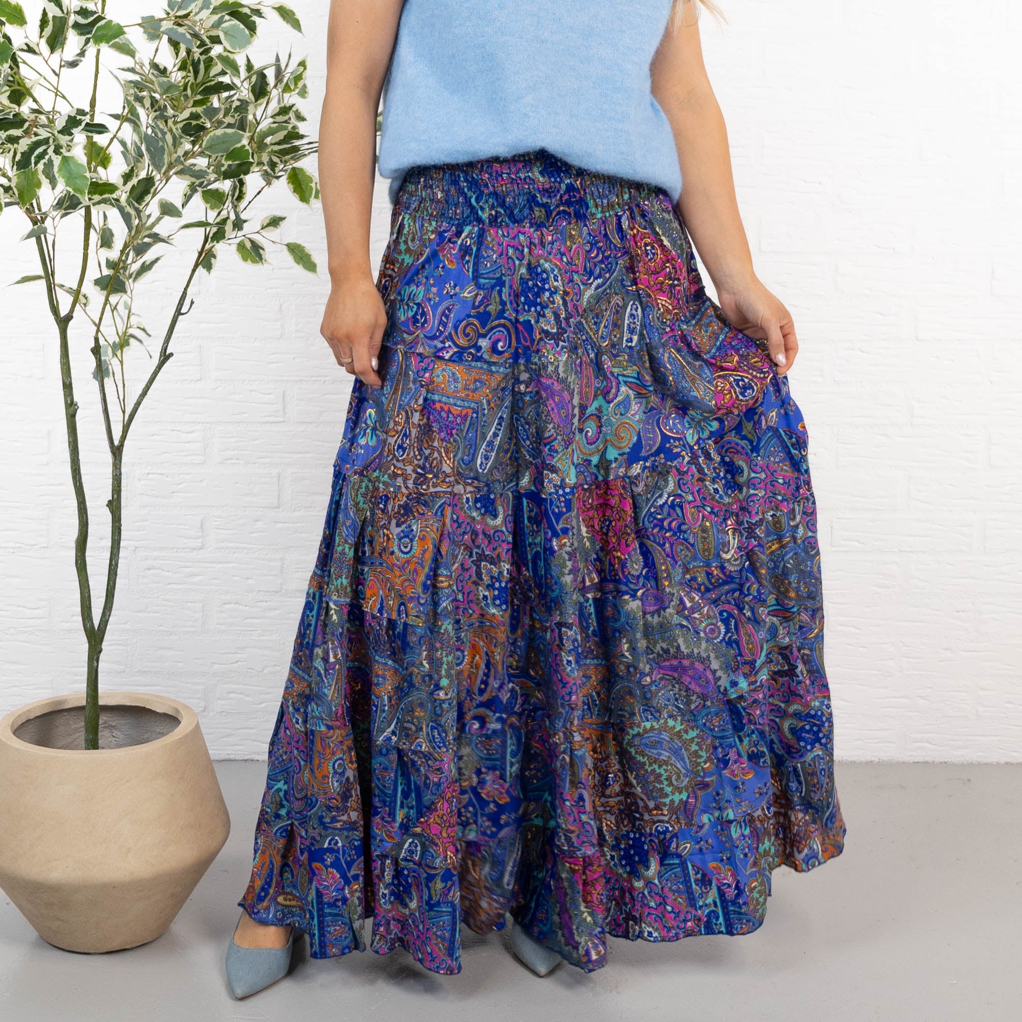 Natalie nederdel, Royal blue