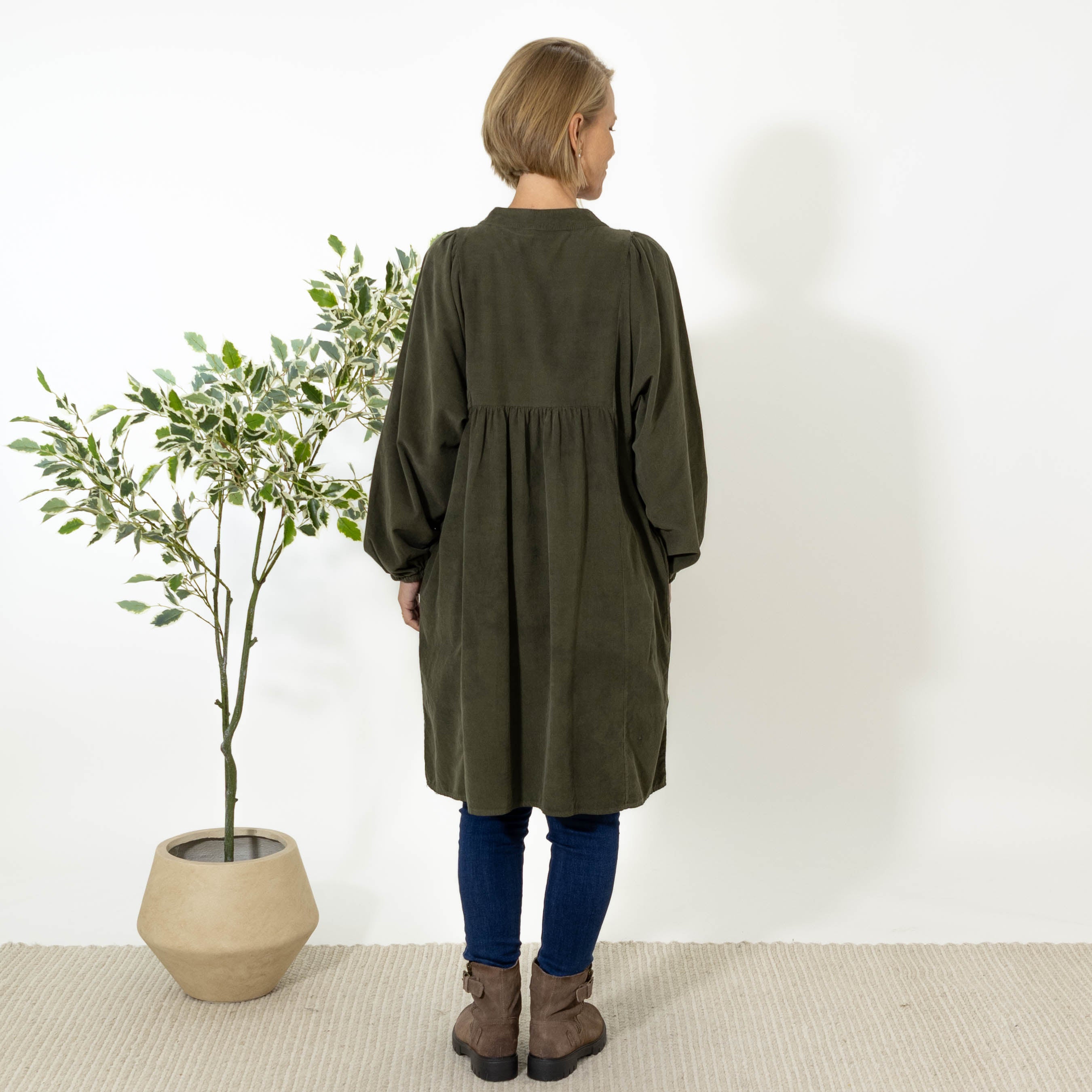 Randi tunika kjole, Khaki