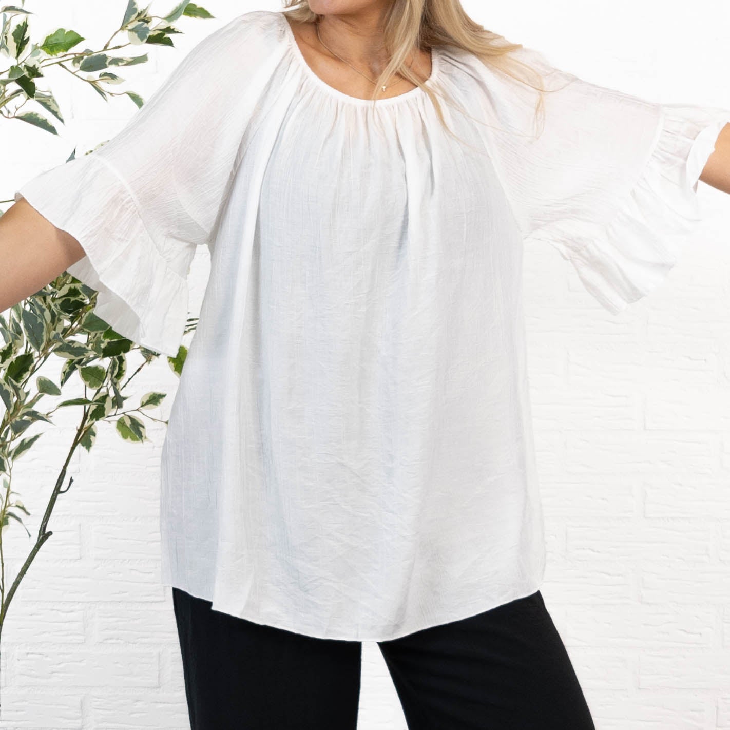 Maggie overdel, Hvid