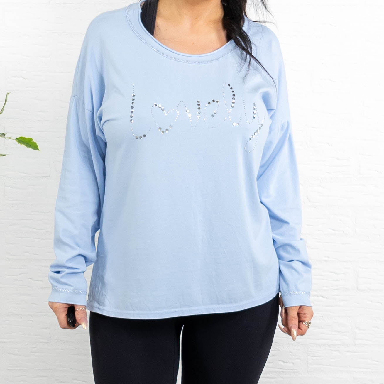 Joy t-shirt, Lyseblå