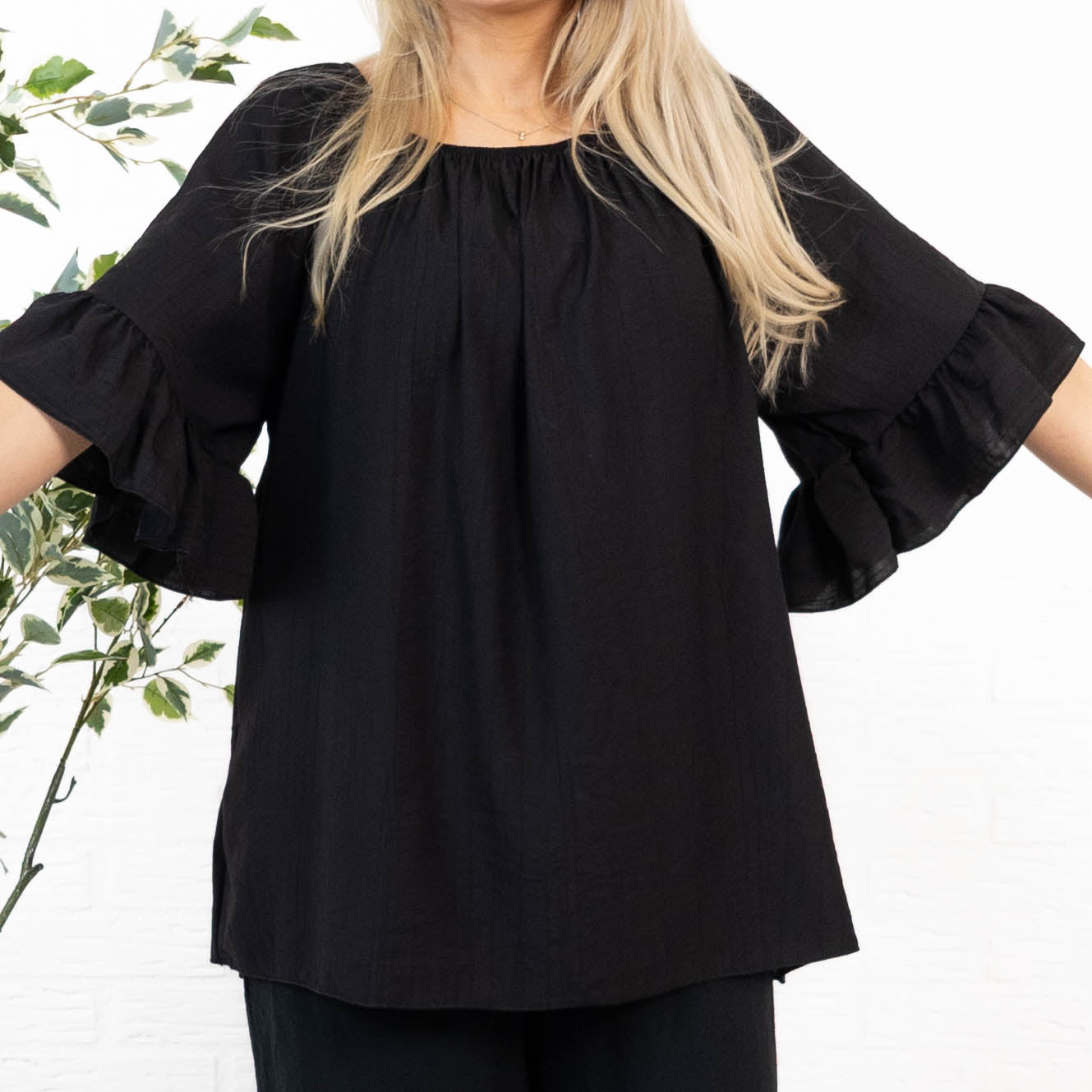 Maggie overdel, Sort