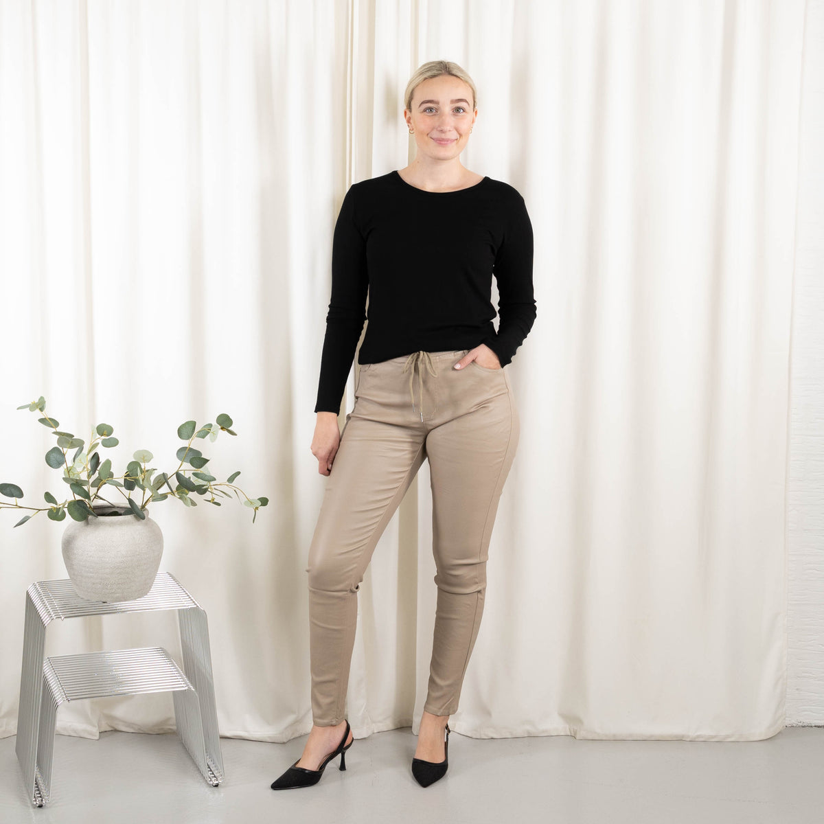 Gaby jeggings, Beige