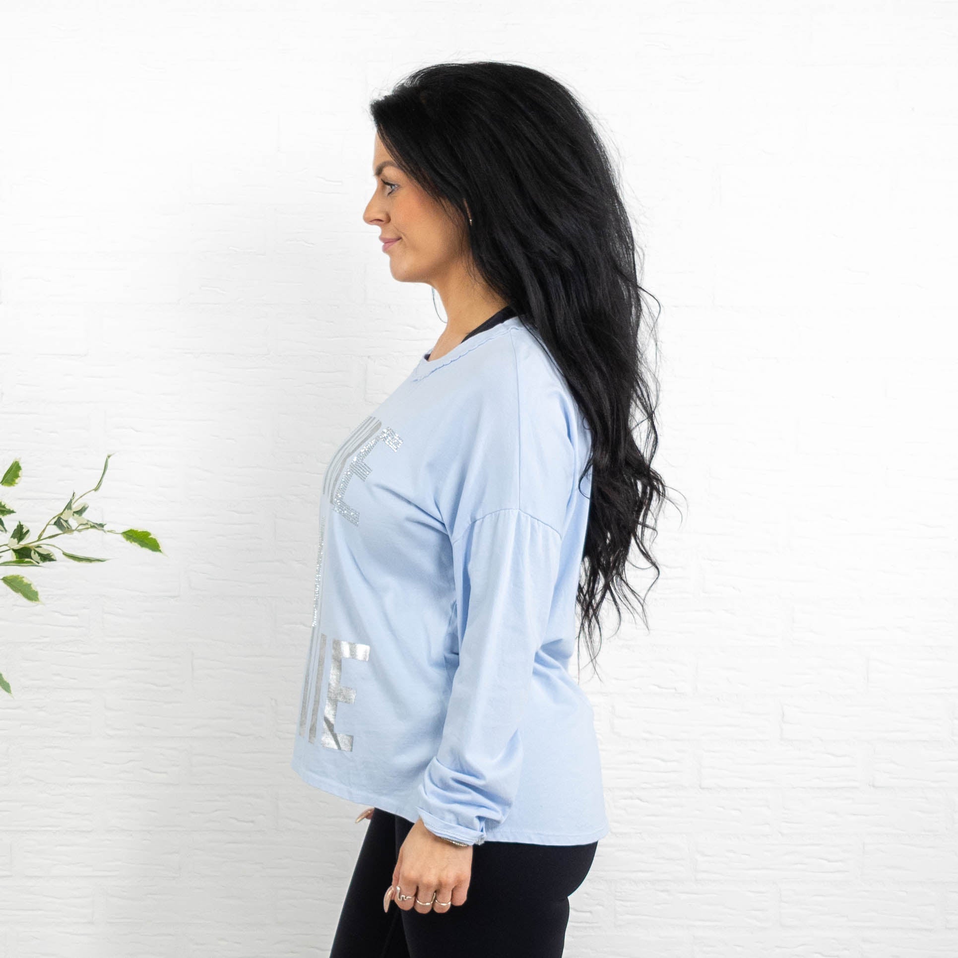 Piper t-shirt, Lyseblå