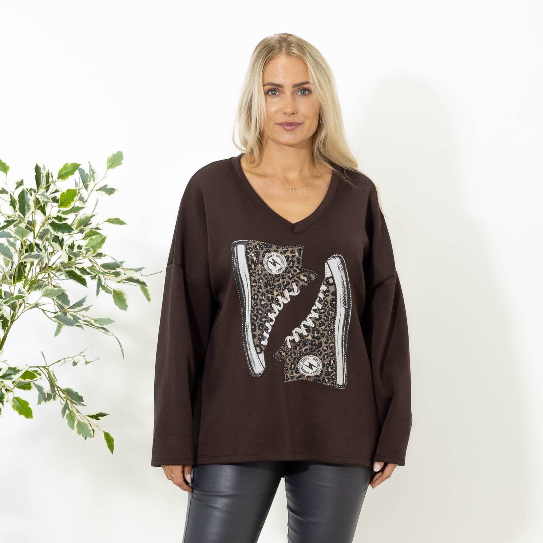 Ditte sweatshirt, Choko