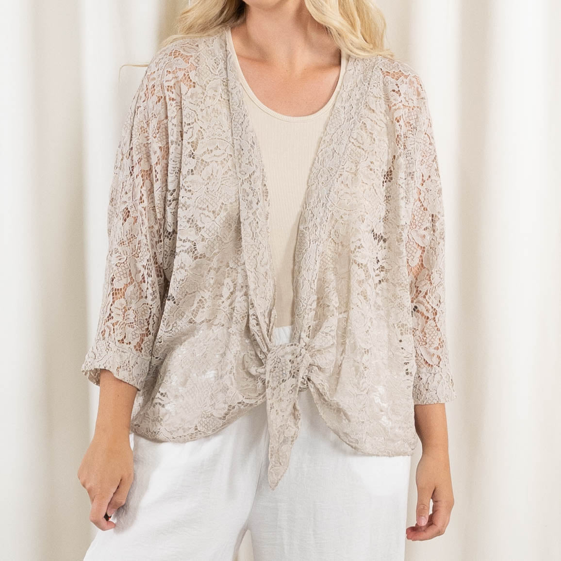 Sally cardigan, Beige