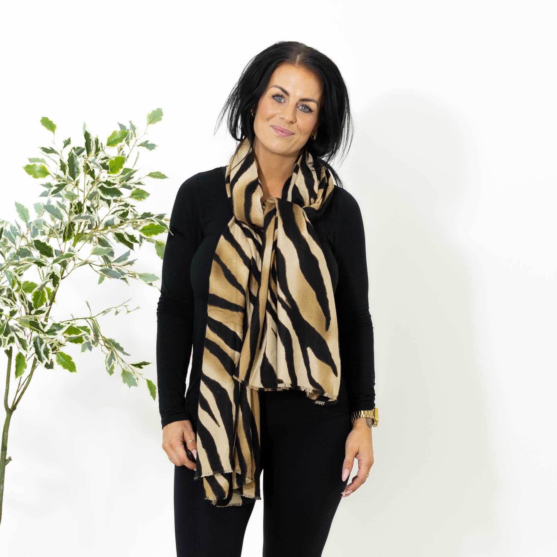 Pippi tørklæde, Taupe