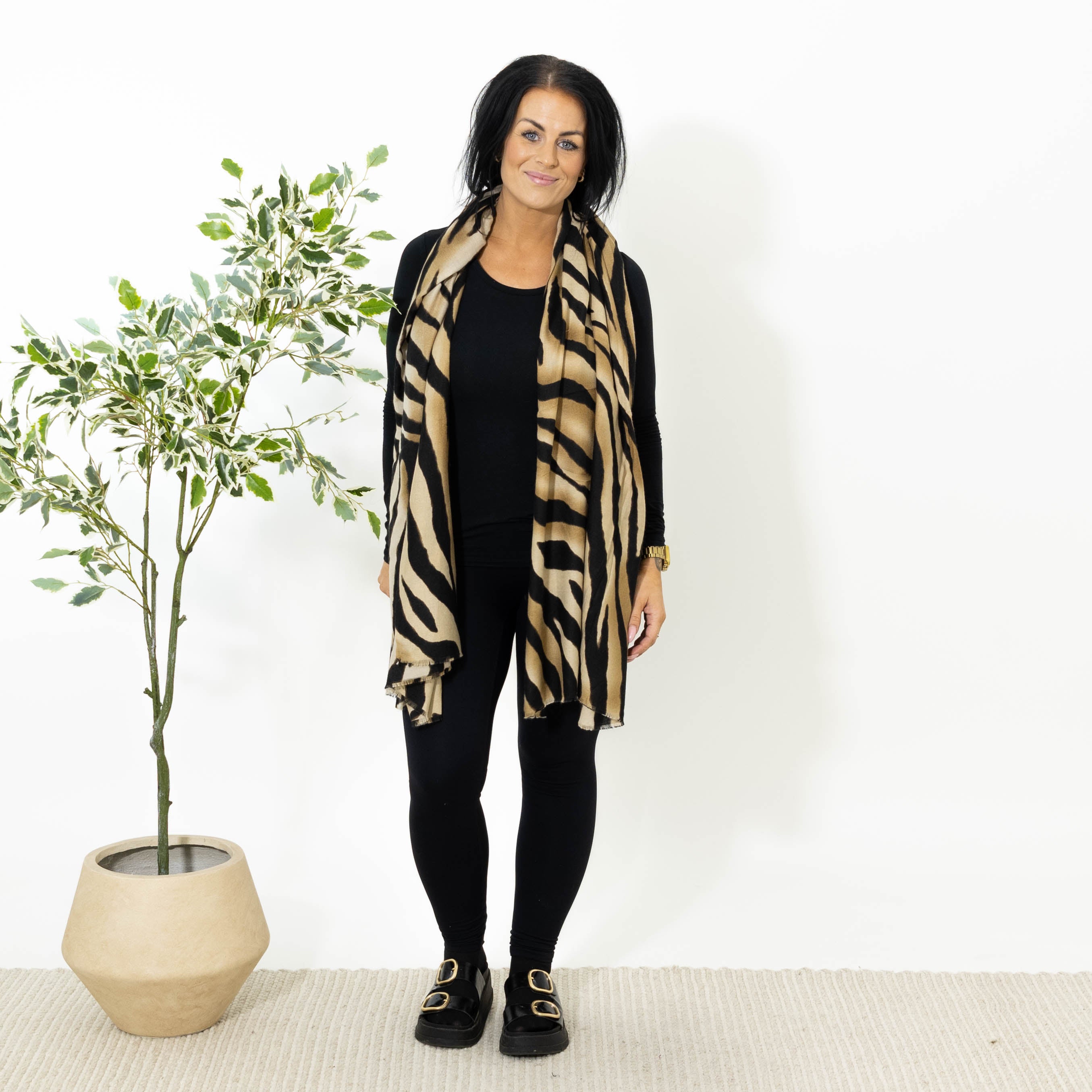 Pippi tørklæde, Taupe