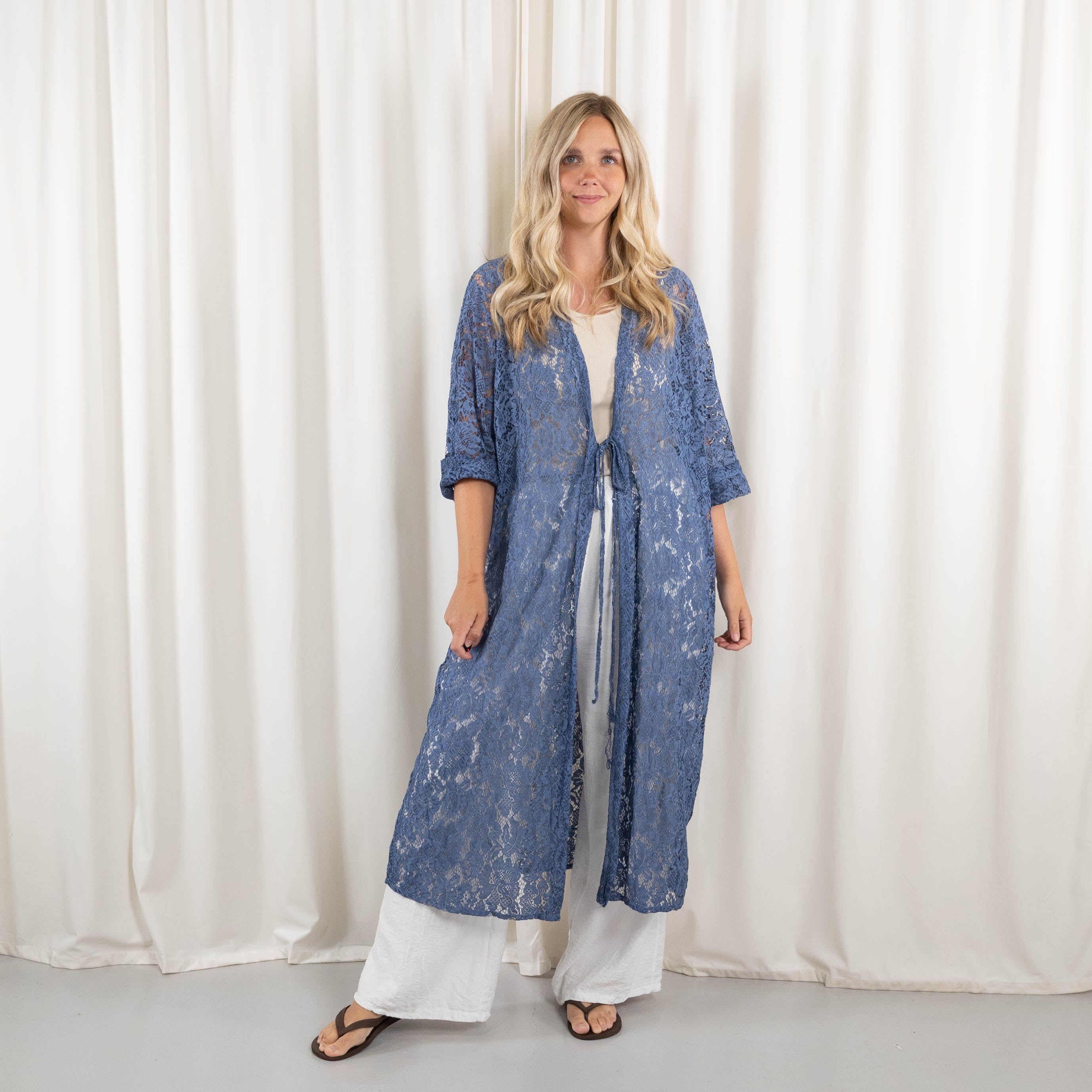 Sharona cardigan, Blå