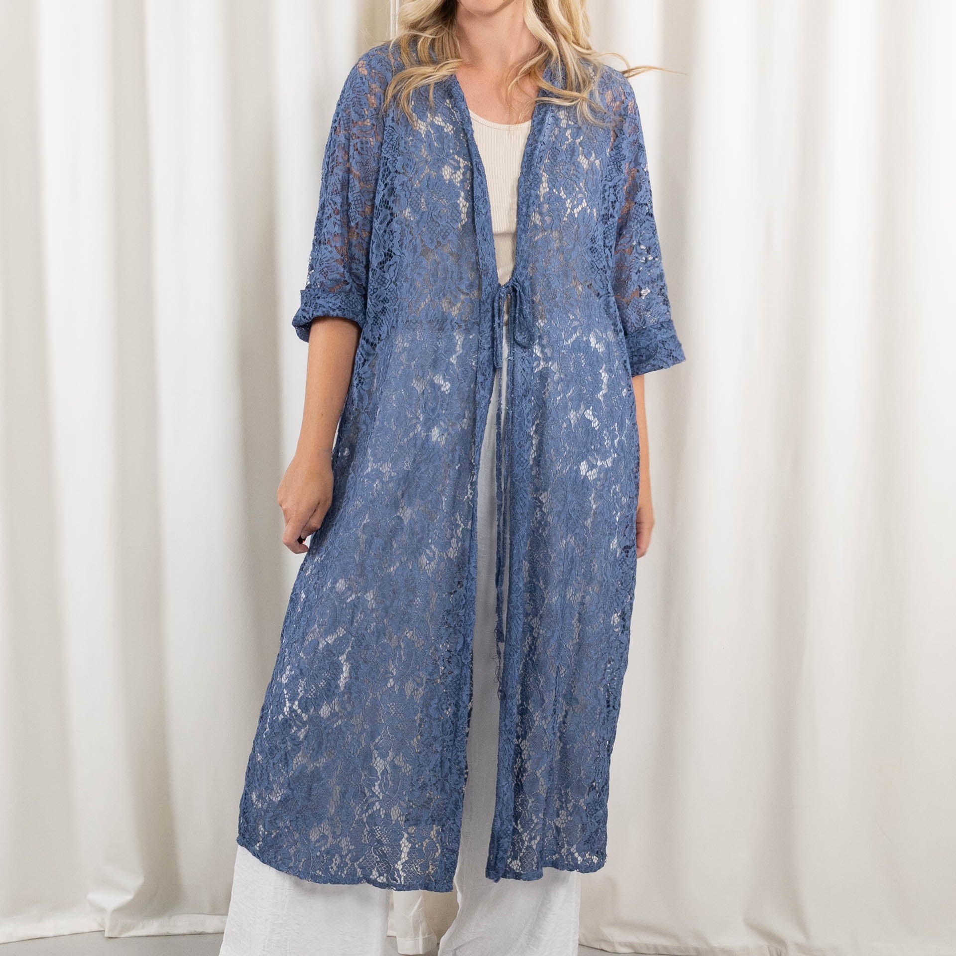 Sharona cardigan, Blå