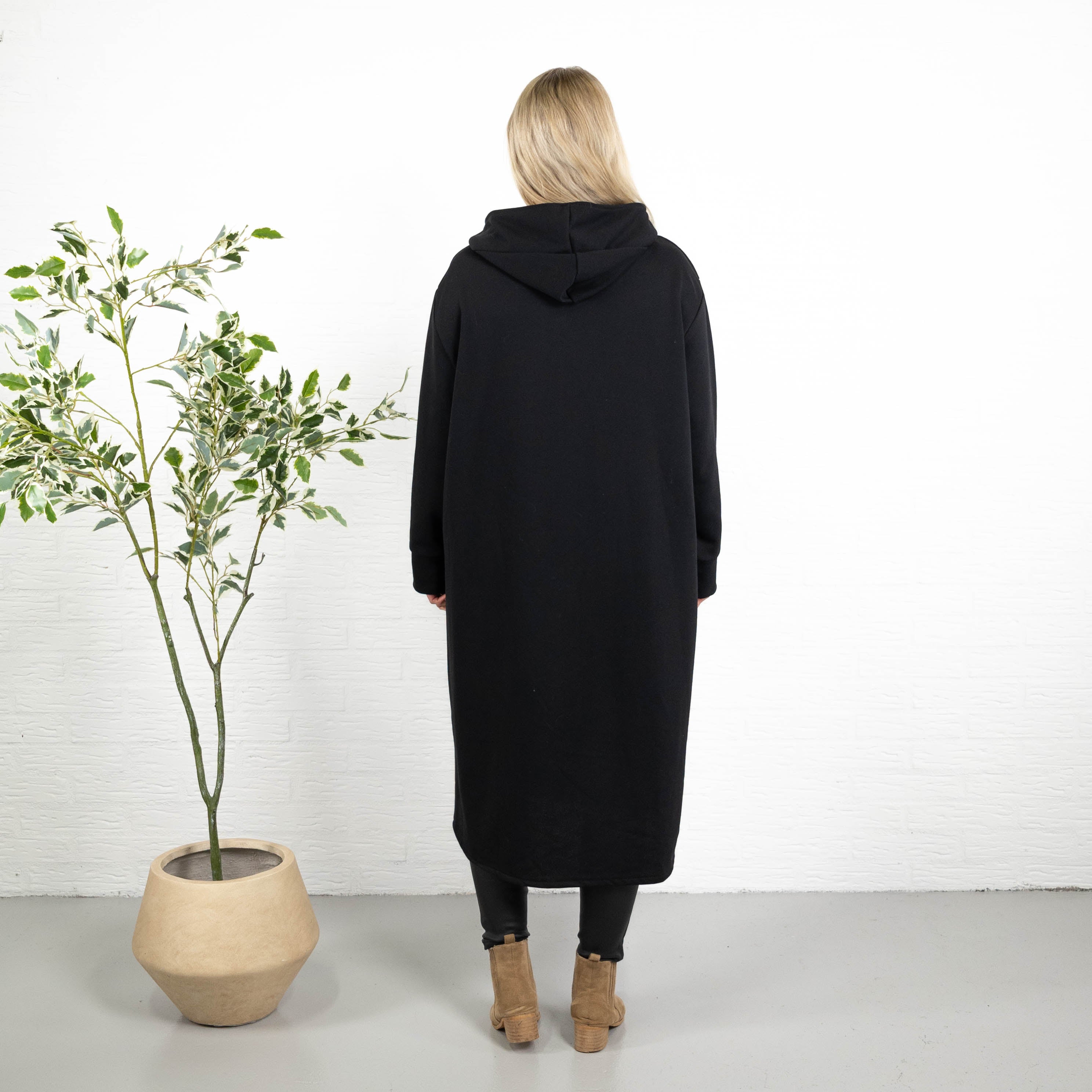 Iris sweatshirt/tunika, Sort