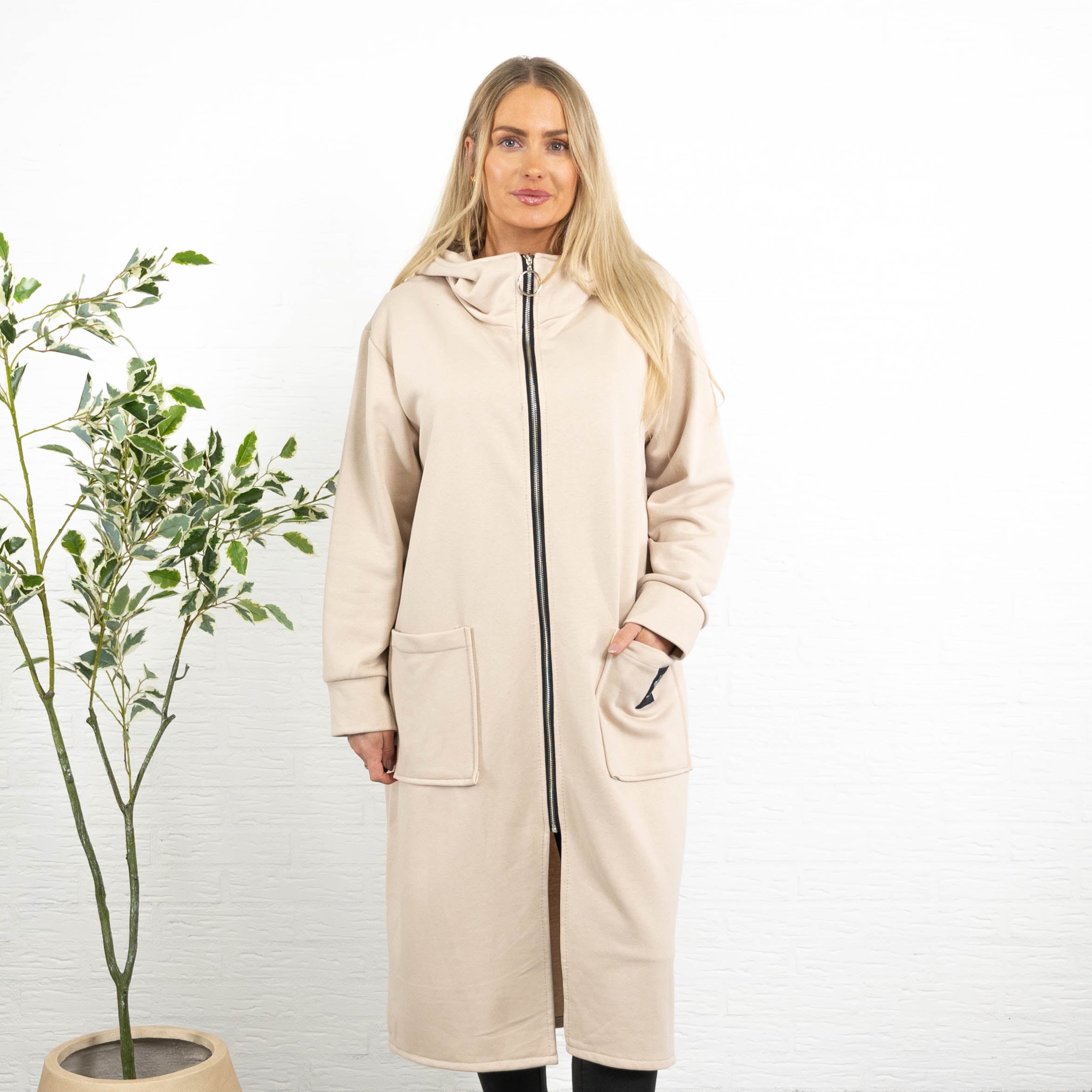 Iris sweatshirt/tunika, Beige