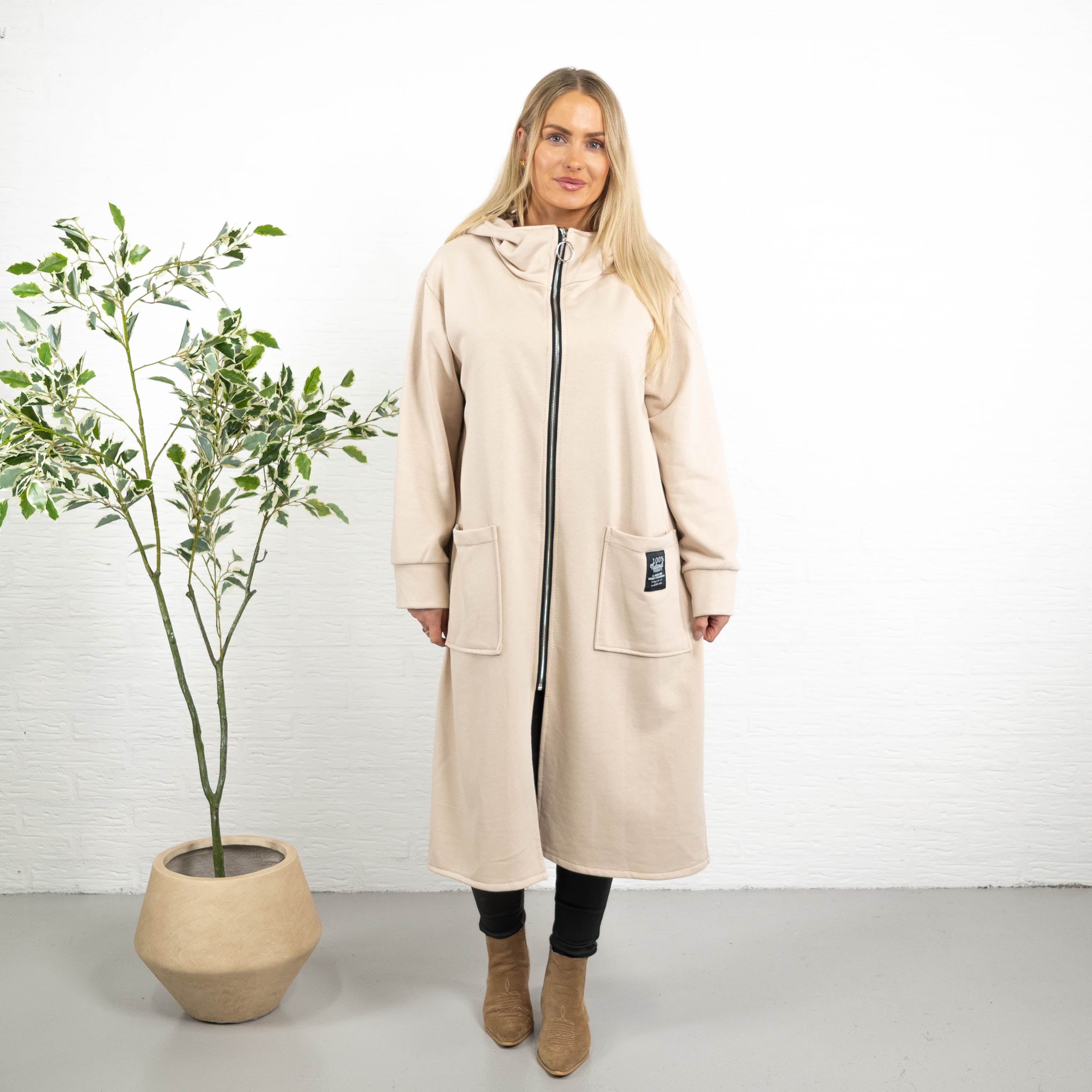 Iris sweatshirt/tunika, Beige