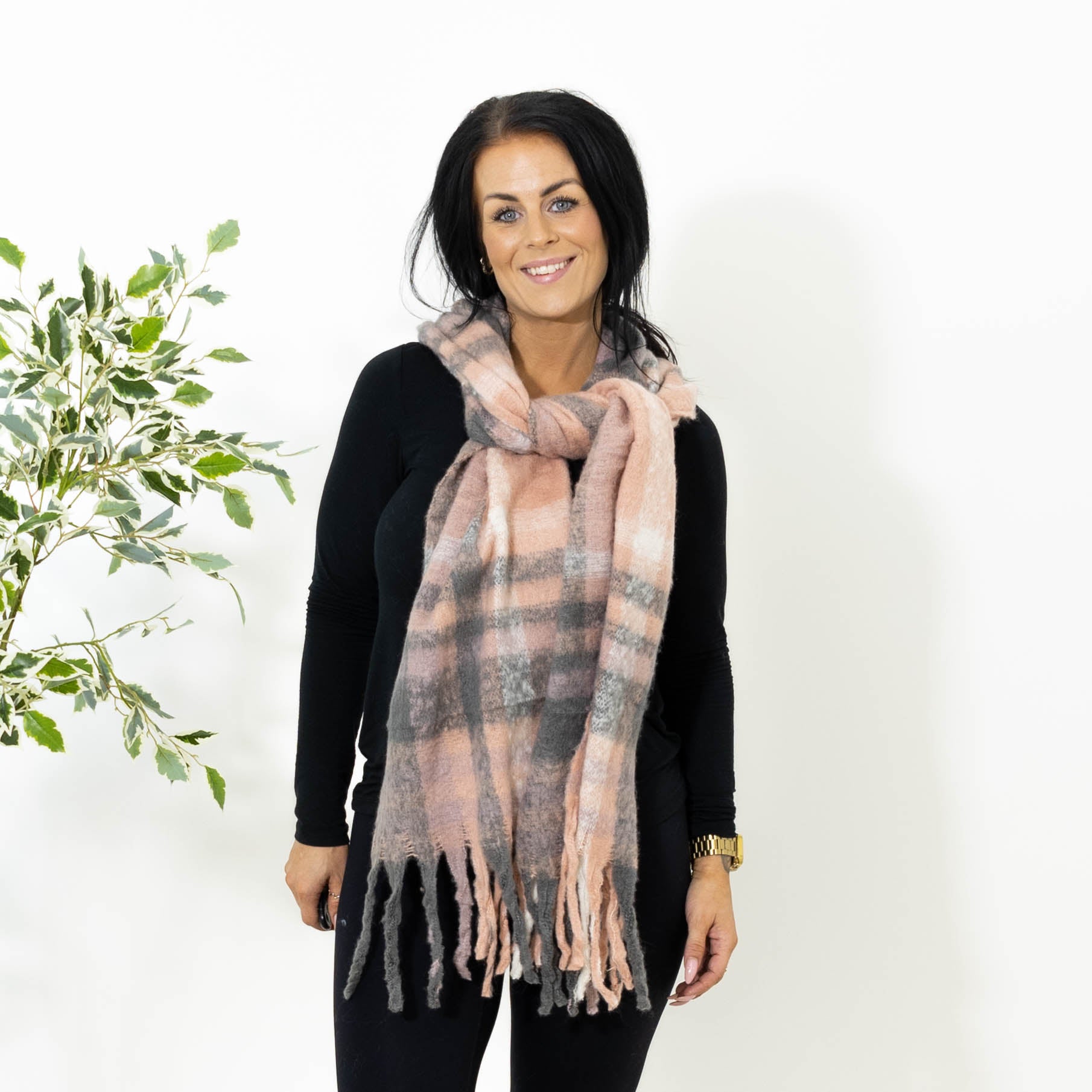 Lonnie tørklæde, Rosa