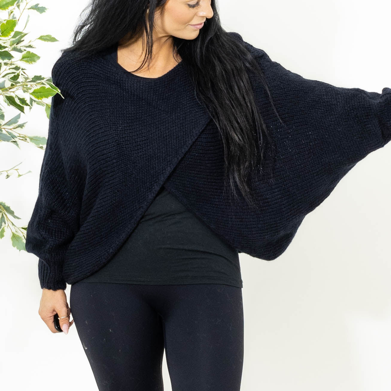 Antonia poncho, Blå