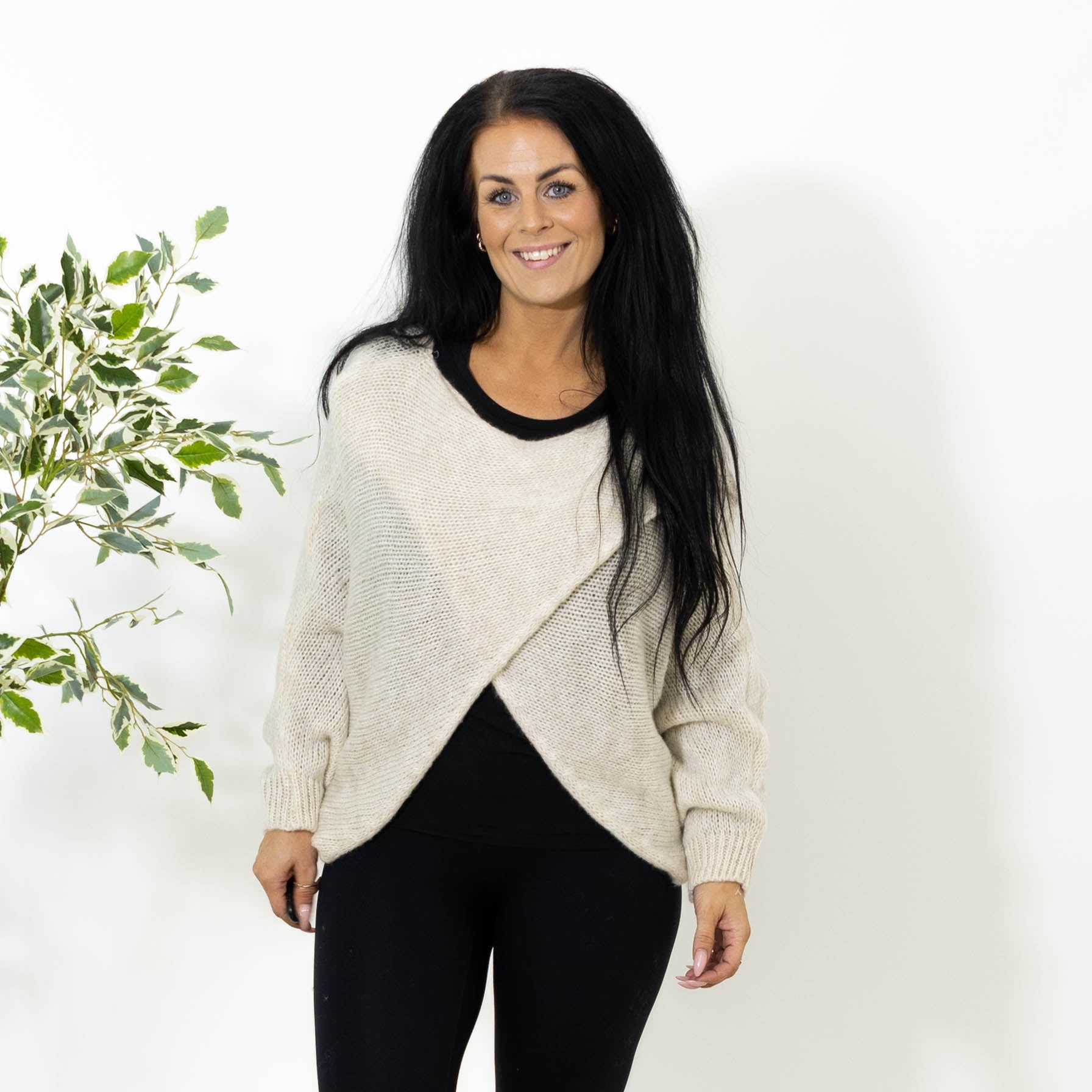 Antonia poncho, Beige