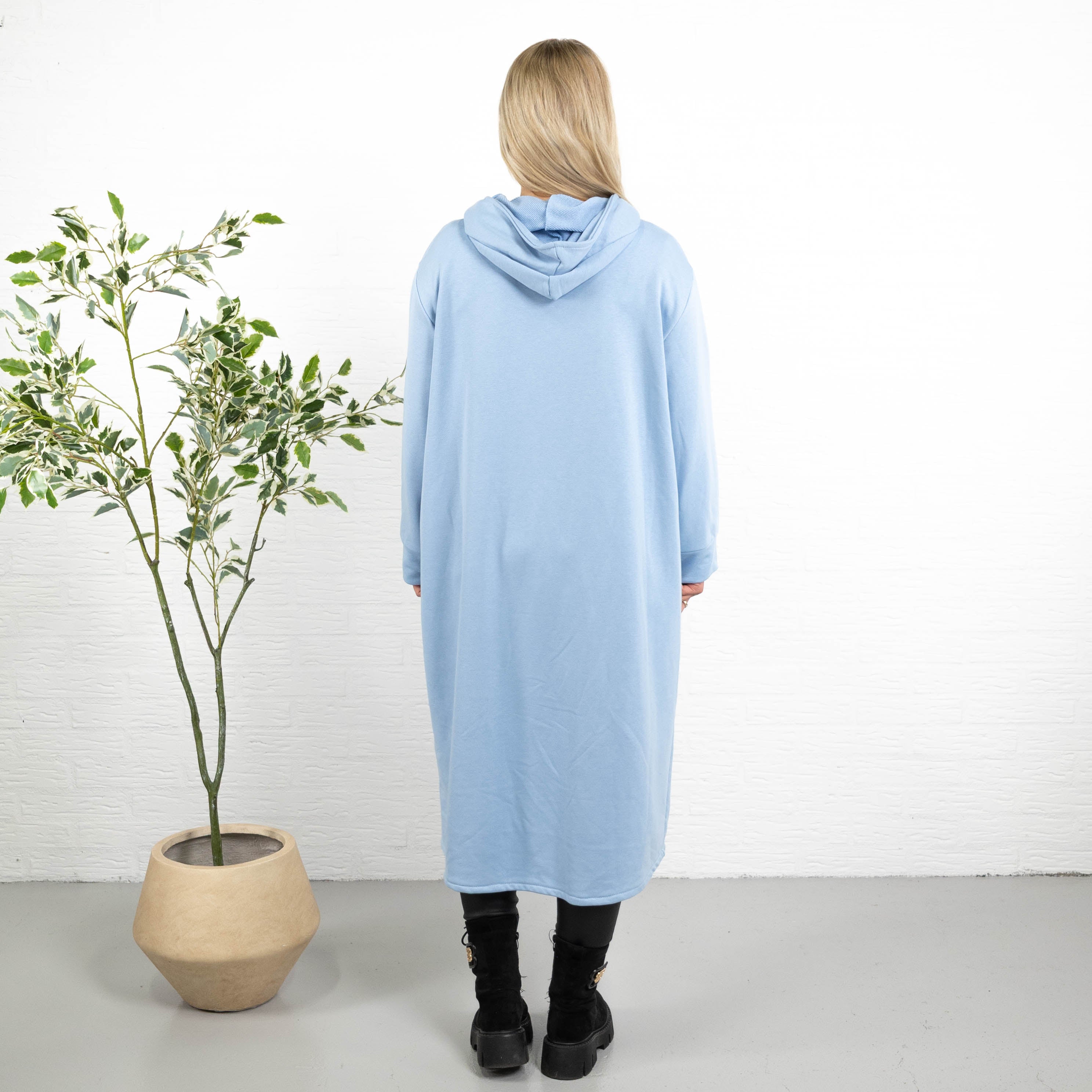 Iris sweatshirt/tunika, Lyseblå