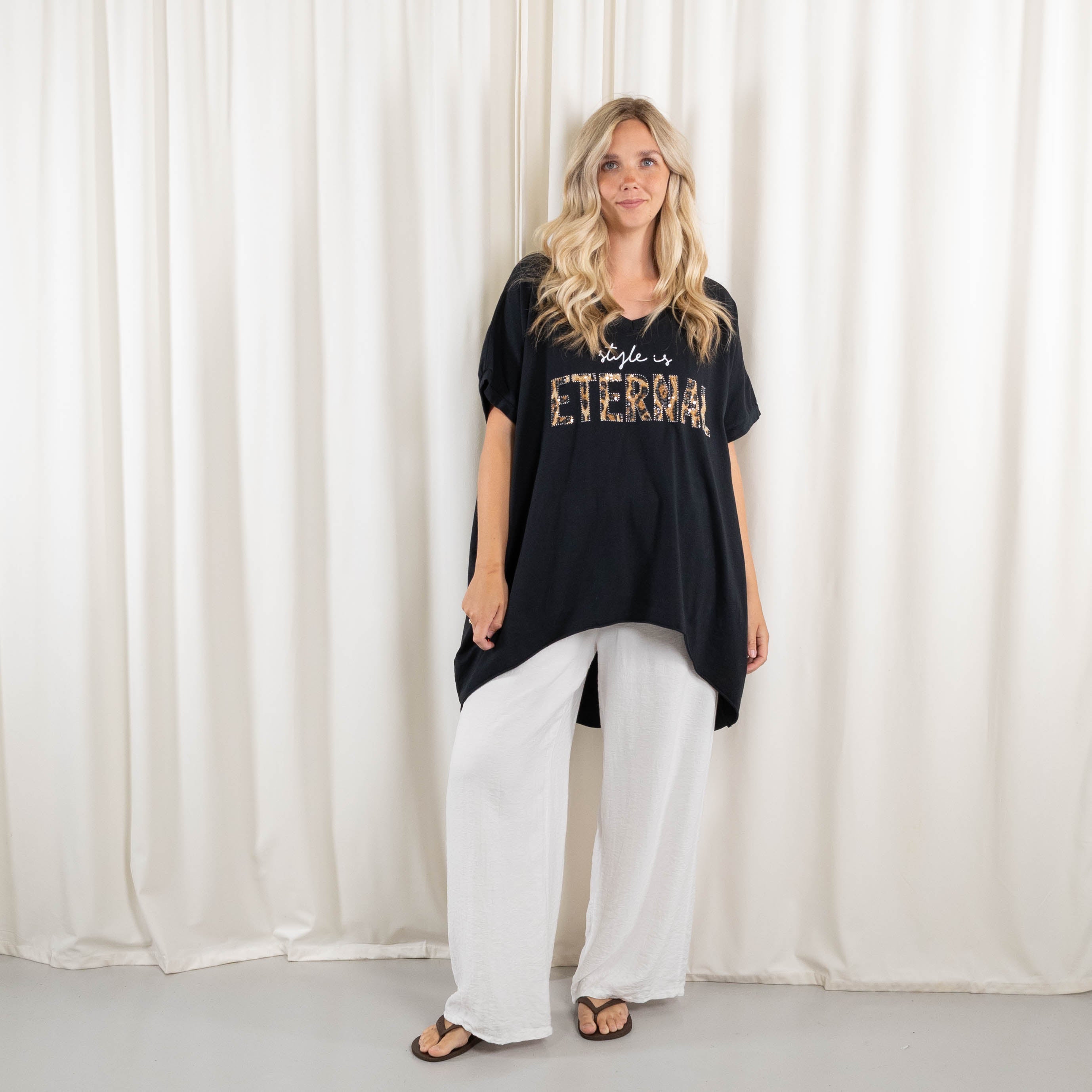Aura t-shirt/tunika, Sort