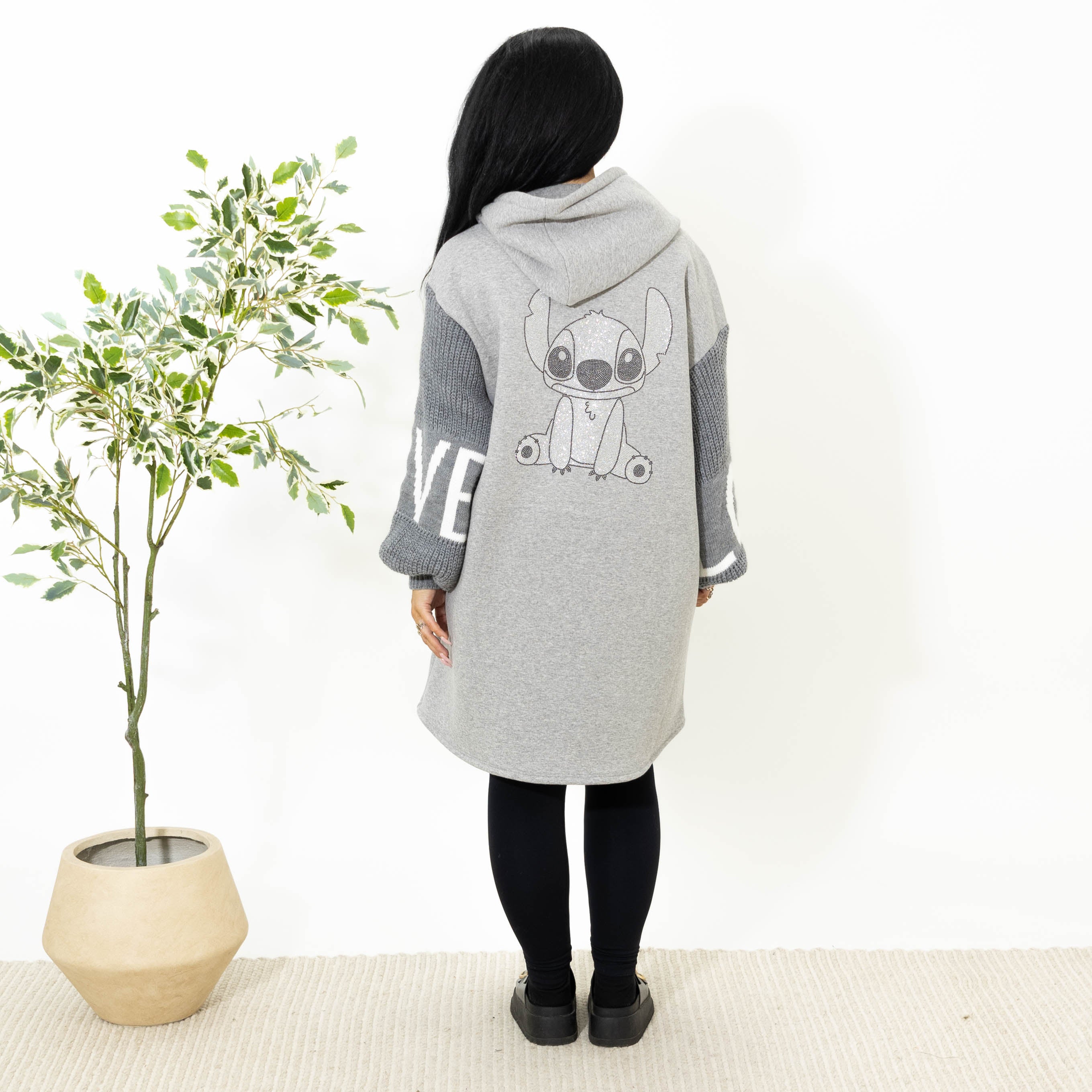 Lola sweat hoodie, Grå