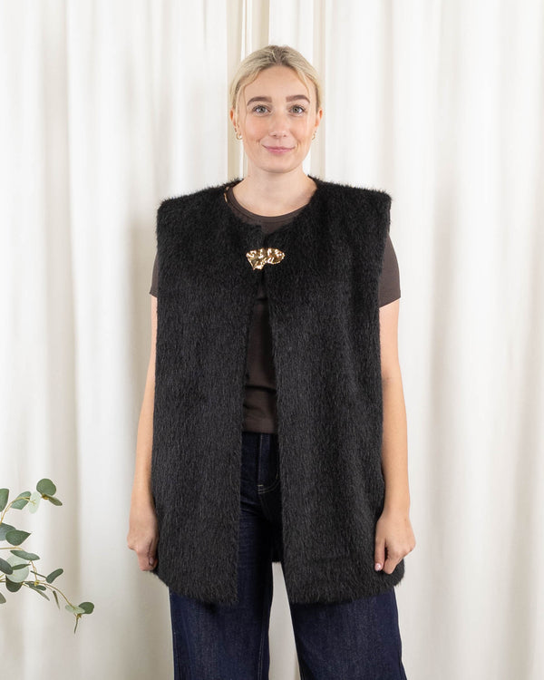 Lenora vest, Sort