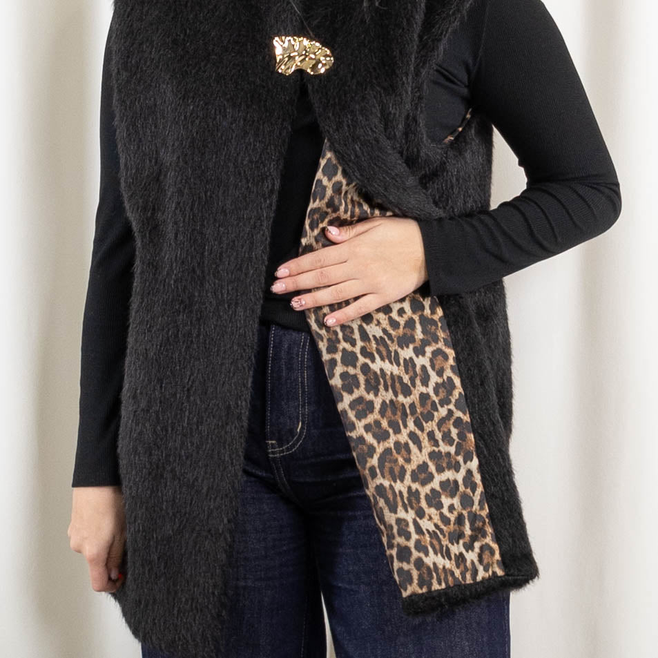 Lenora vest, Sort