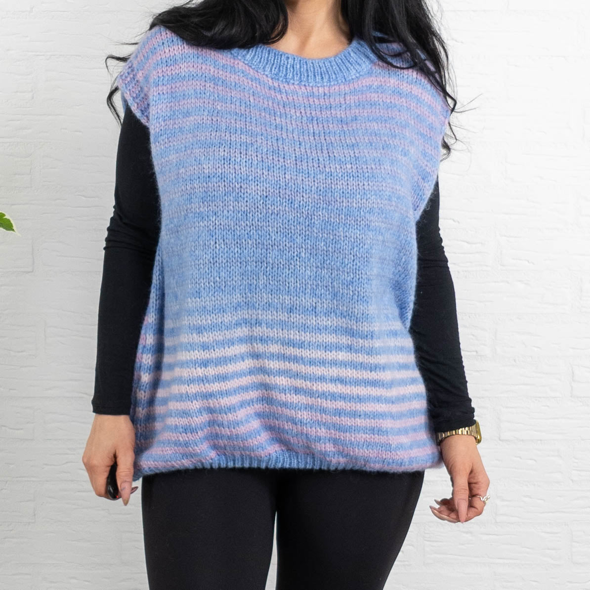 Grace strikvest, Lyseblå