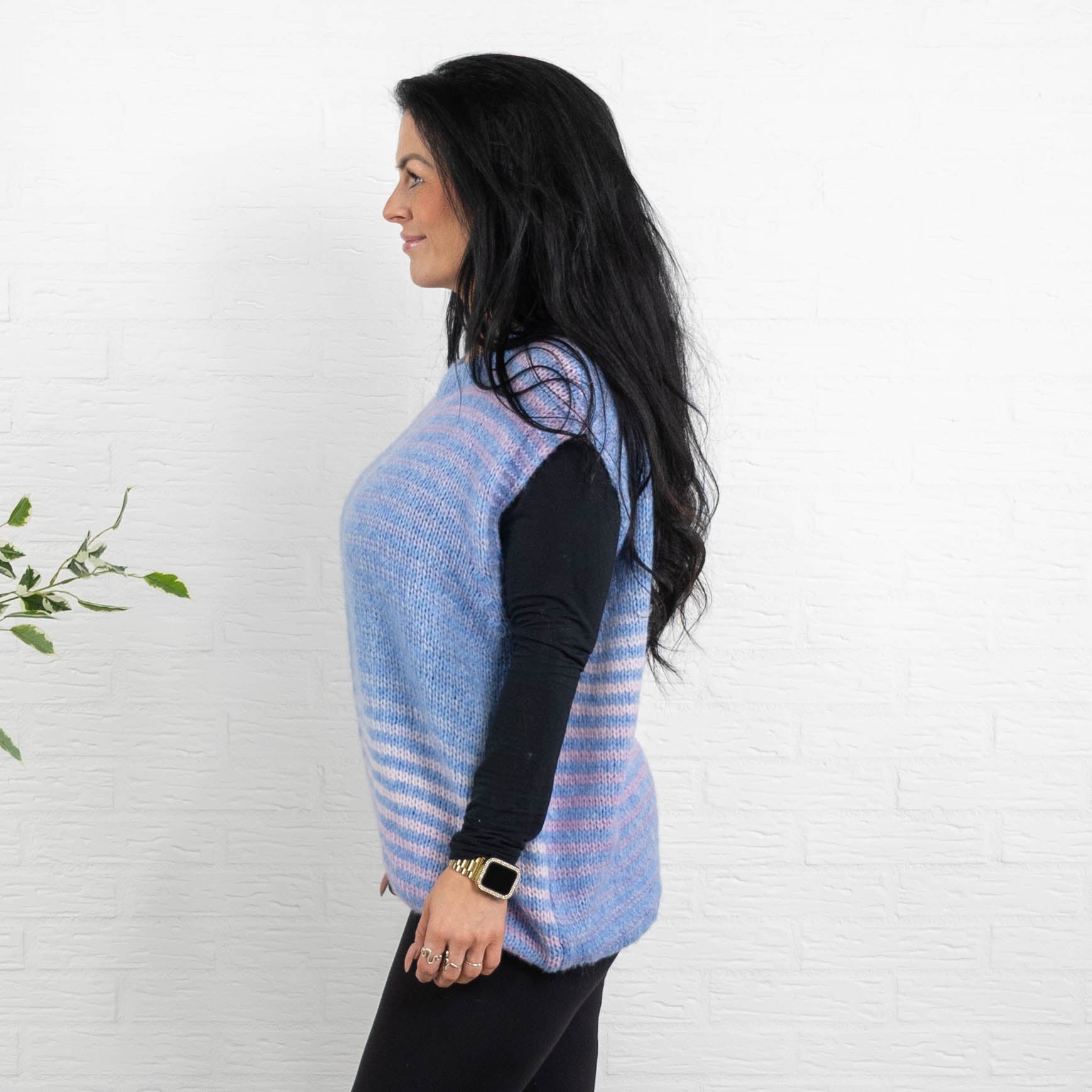 Grace strikvest, Lyseblå