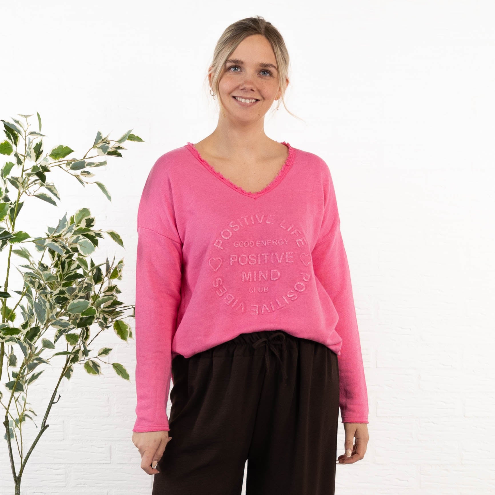 Amber sweatshirt, Pink