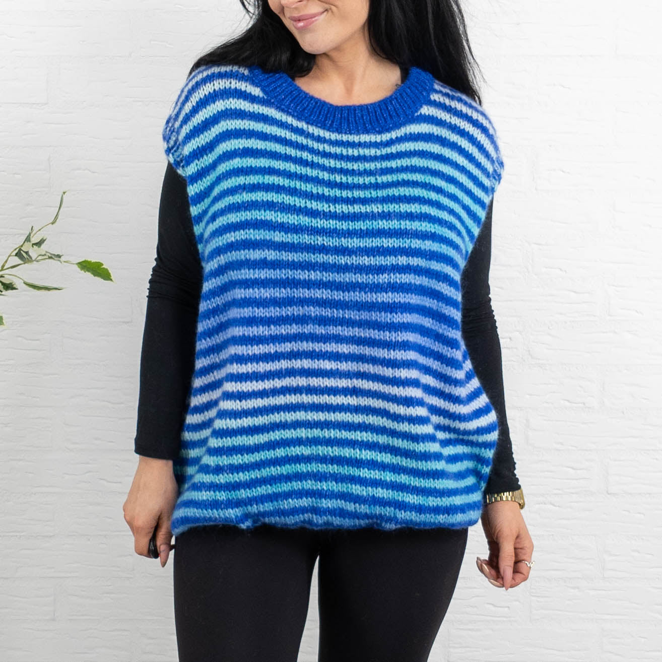 Grace strikvest, Royal blue